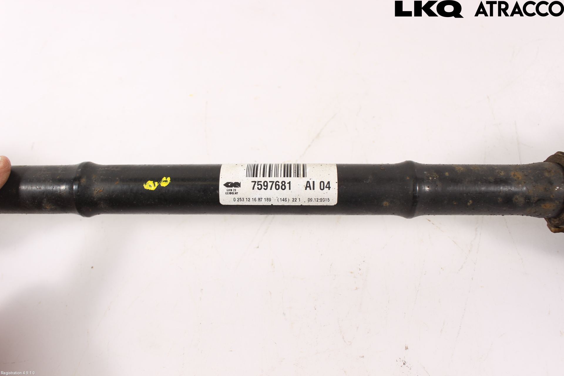 BMW 4 F32/F33/F82/F83 13-20 Drivaxel Bak Vänster