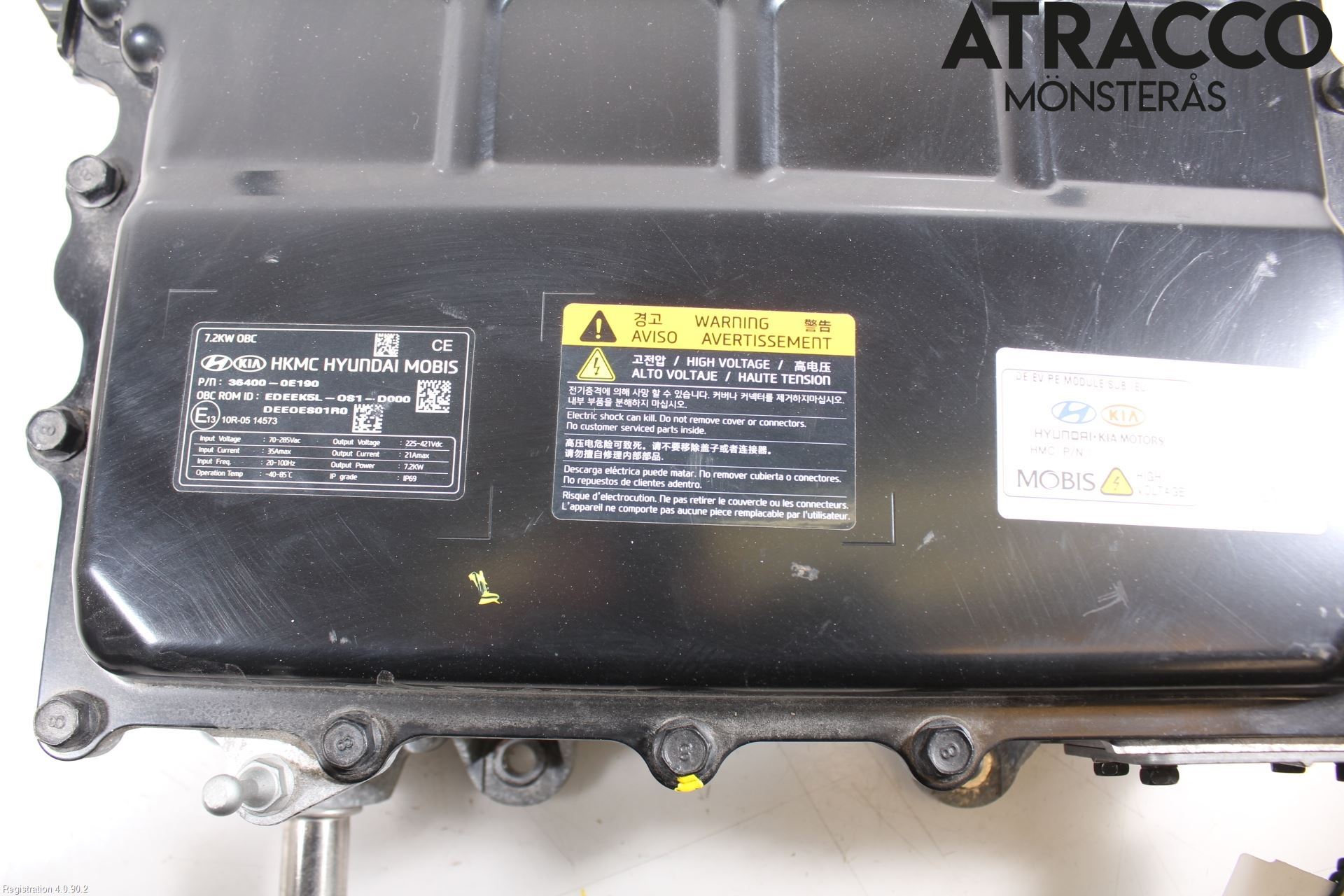 Kia NIRO (DE) 17-22 Batteriladdare Högspänning