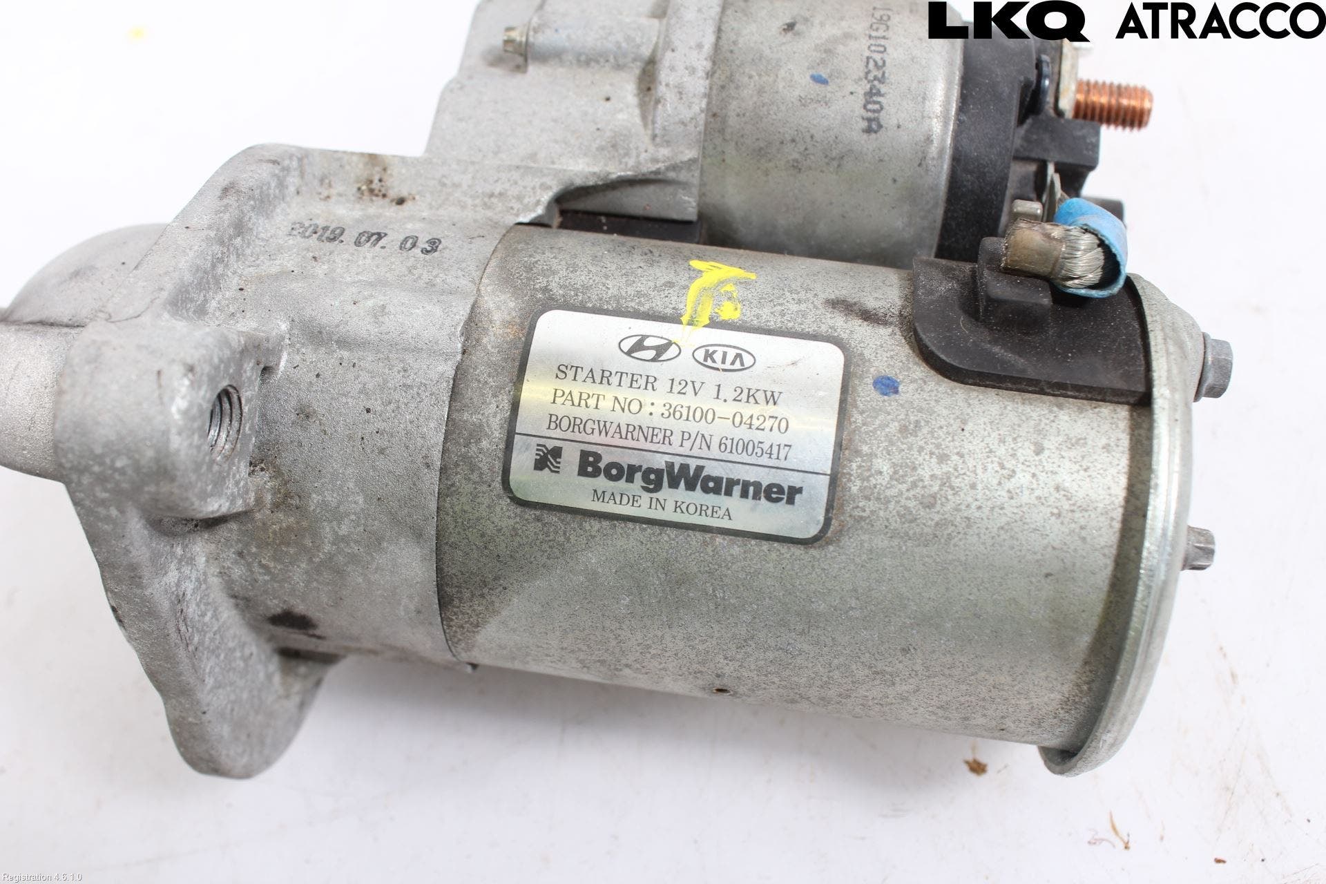 Kia STONIC 18->> Startmotor