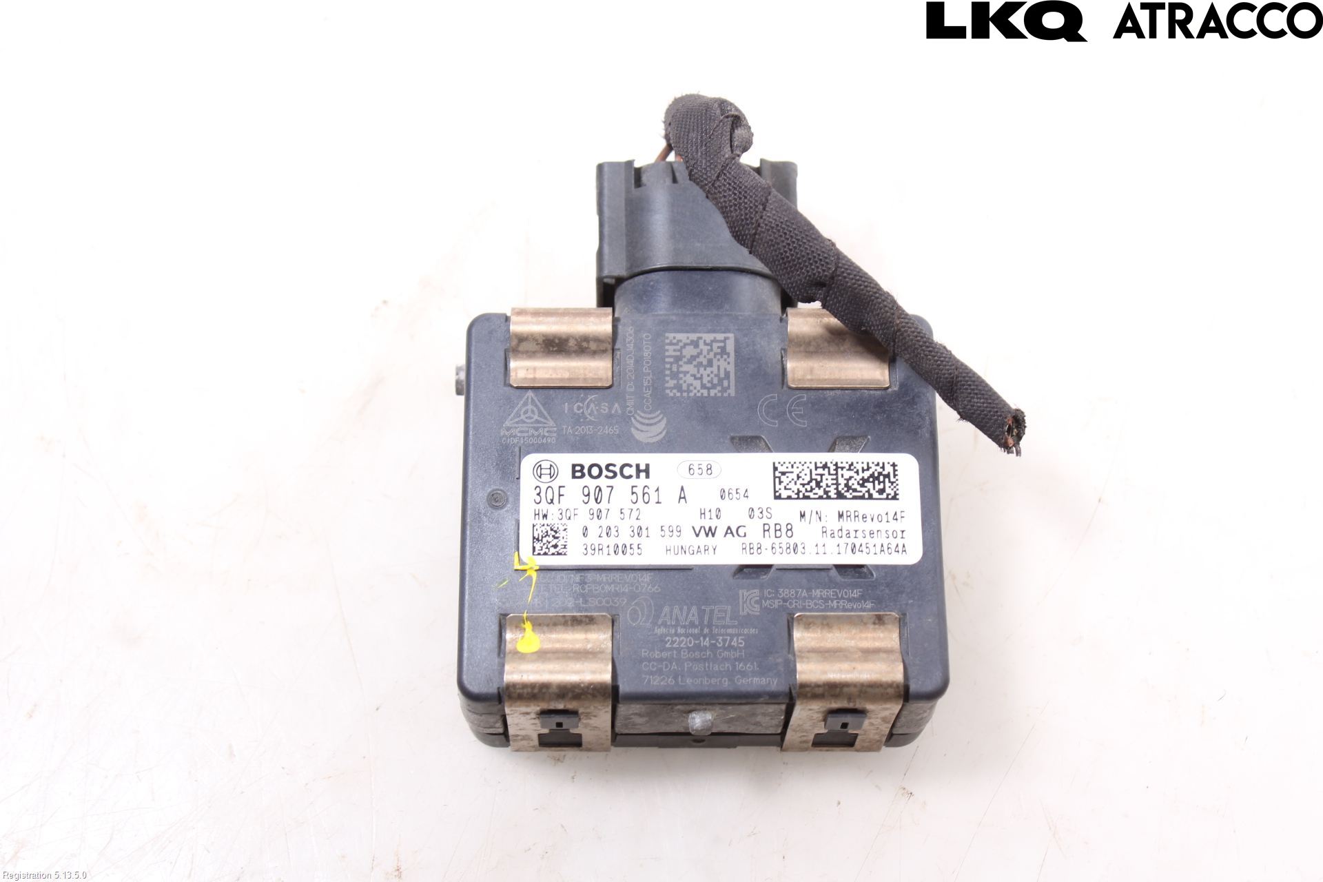 Volkswagen VW GOLF / E-GOLF VII 13-20 Sensor Aktivt Kollisionsskydd
