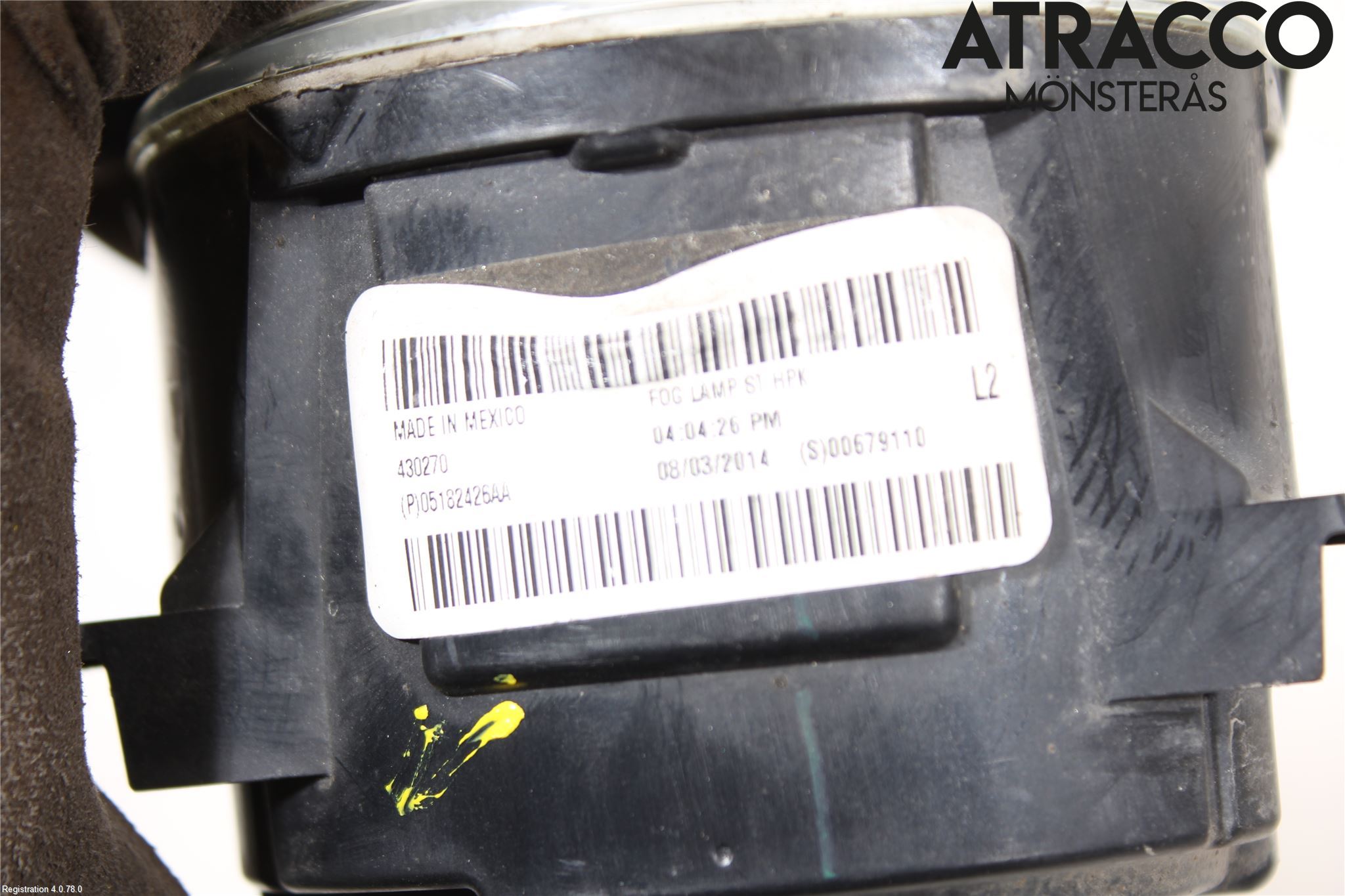 Jeep CHEROKEE Dimljus-Varselljus Fram