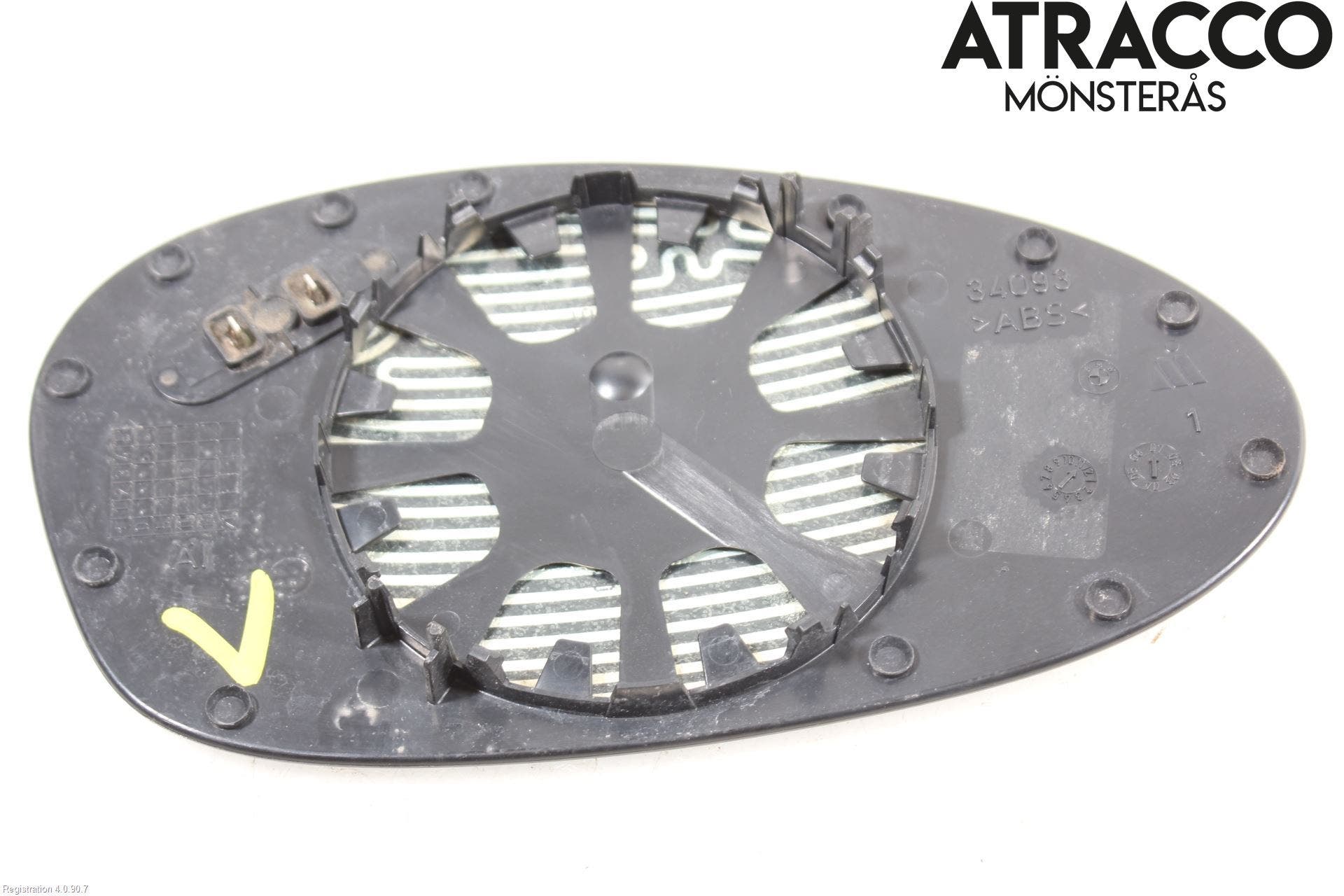 BMW 3 E90/91 SED/TOU 05-12 Spegelglas Vä