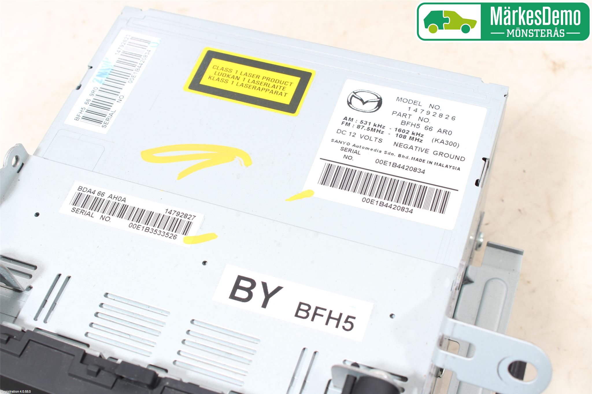 Mazda 3 II 09-13 Radio