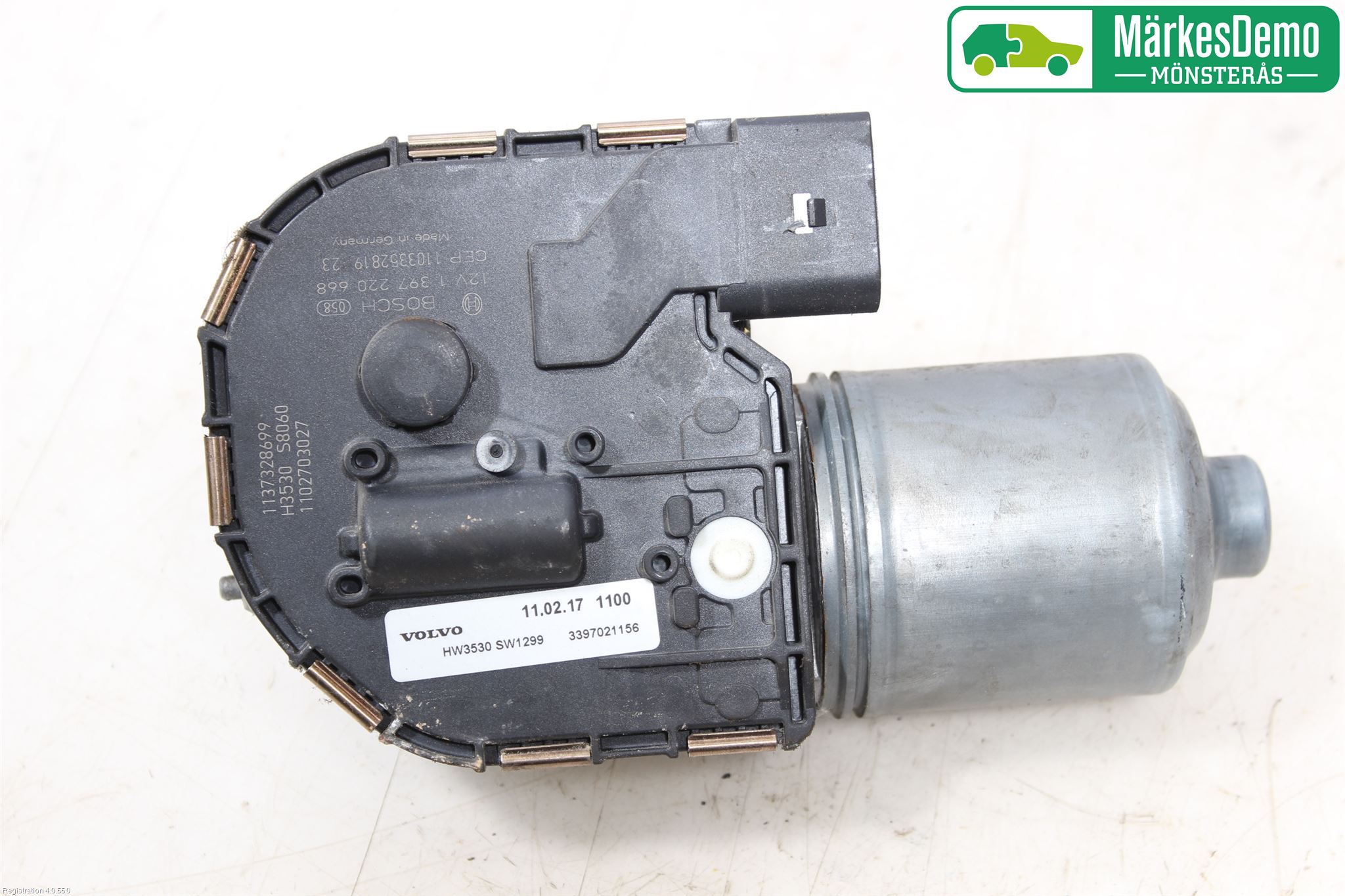 Volvo V50 08-12 Torkarmotor Vindruta