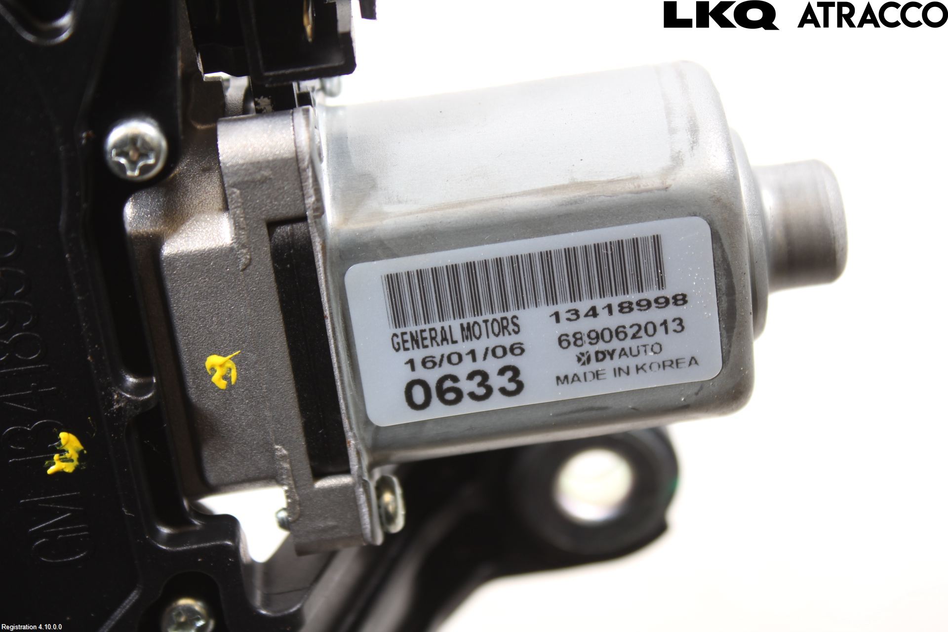Opel ASTRA K 16-22 Torkarmotor Baklucka