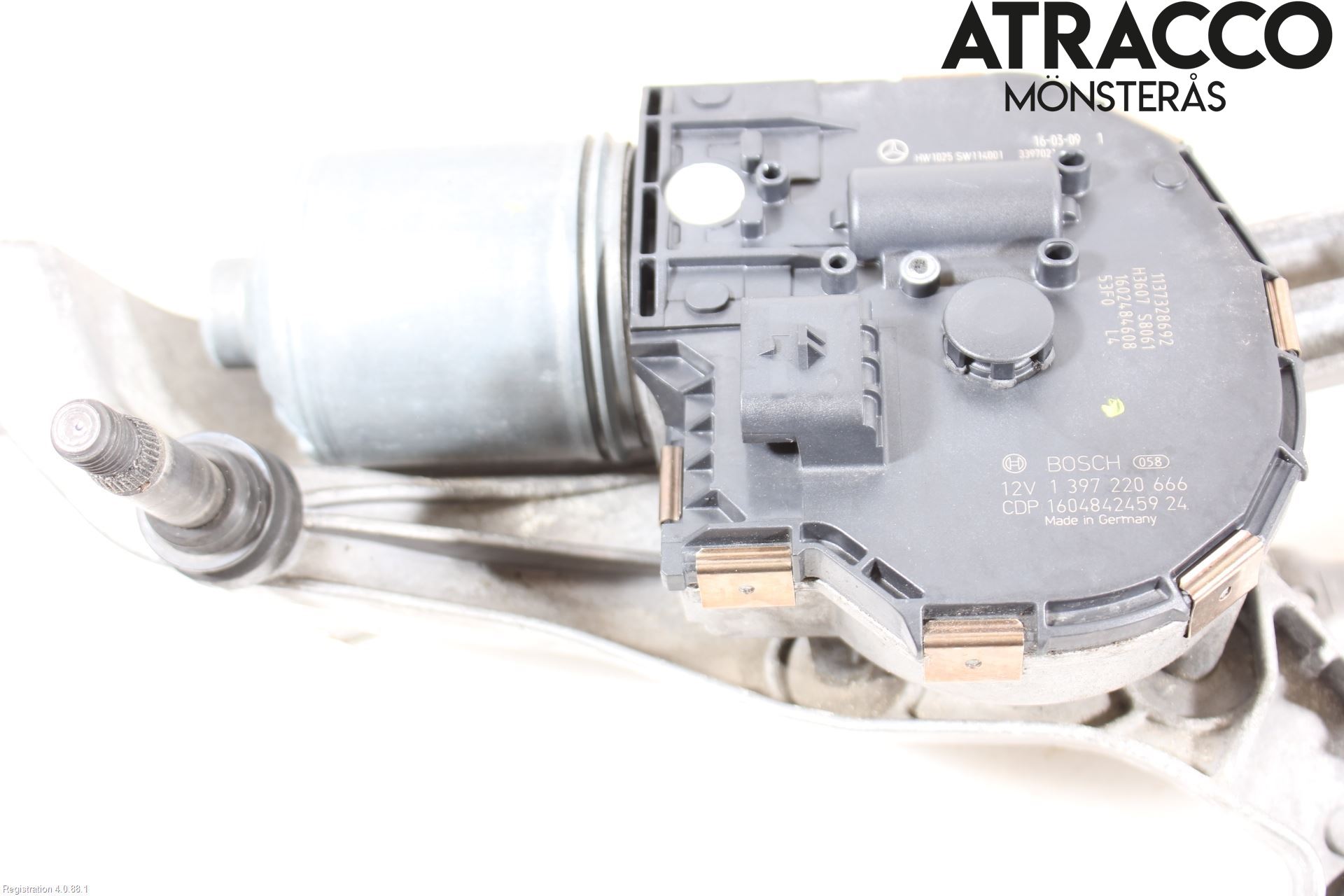 Mercedes-Benz MB E-KLASS (W212) 09-16 Torkarmotor Vindruta