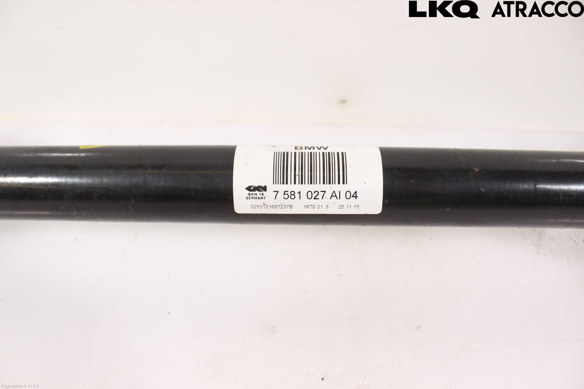 BMW 5 F10/F11/F18 09-17 Drivaxel Bak Vänster