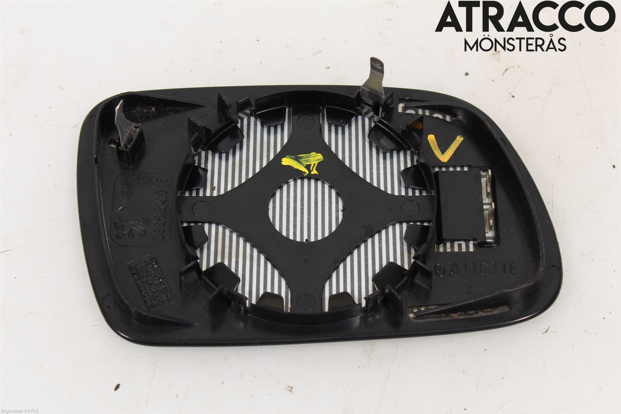 Peugeot 407 Spegelglas Vä