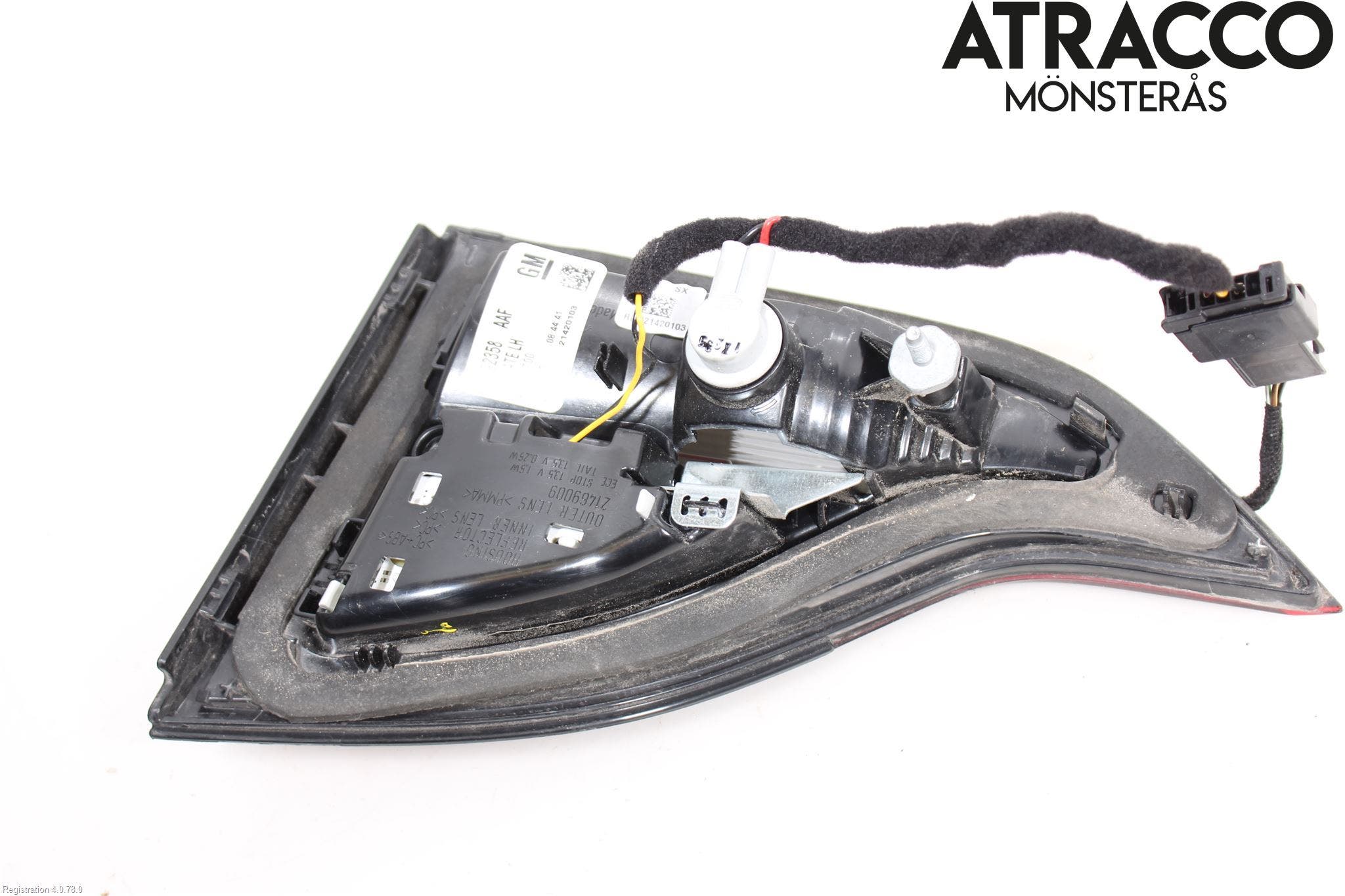 Opel ZAFIRA C 12-19 Bakljus Lucka Vä