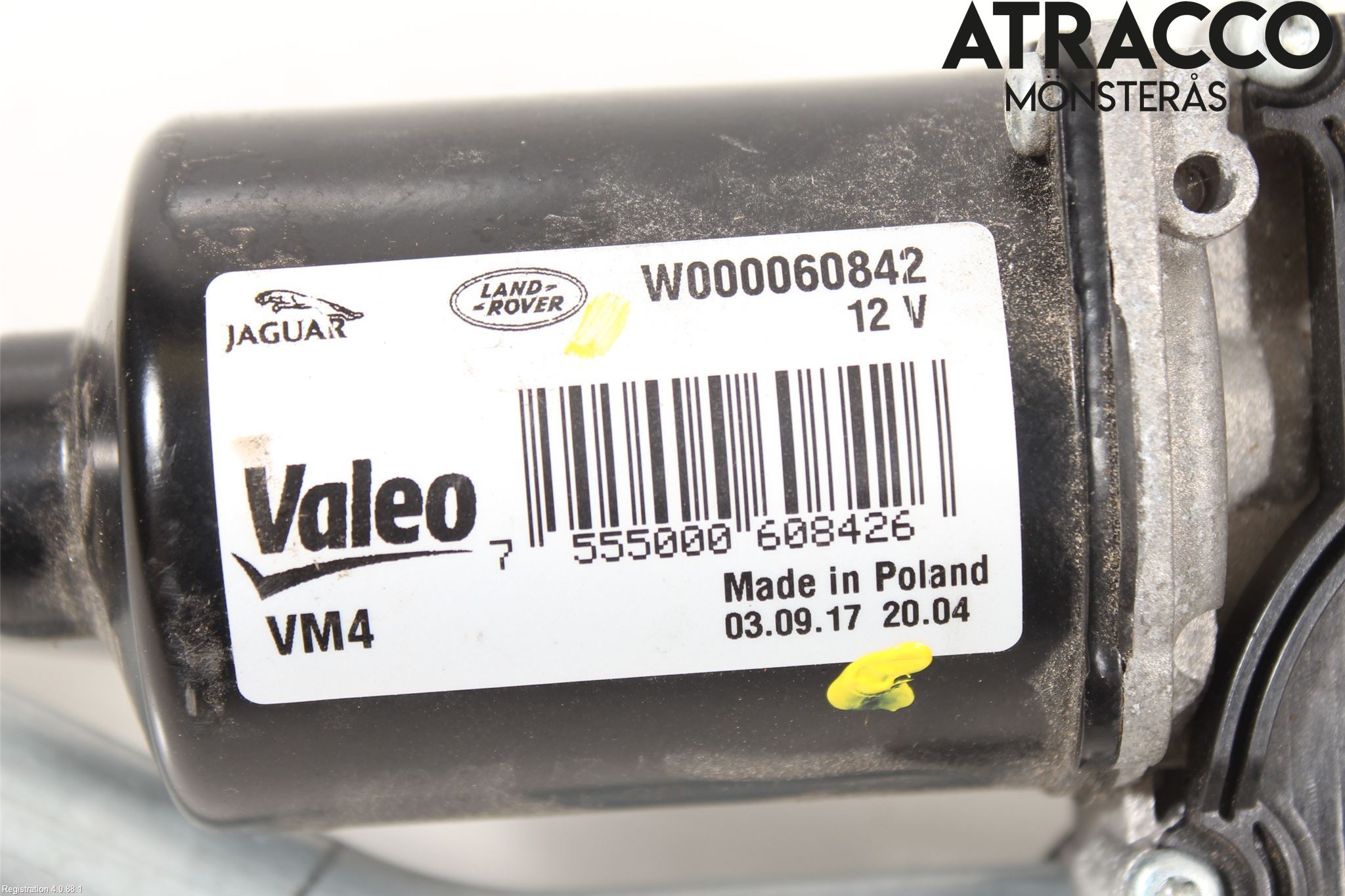 Landrover RANGE ROVER VELAR (L560) 17- Torkarmotor Vindruta