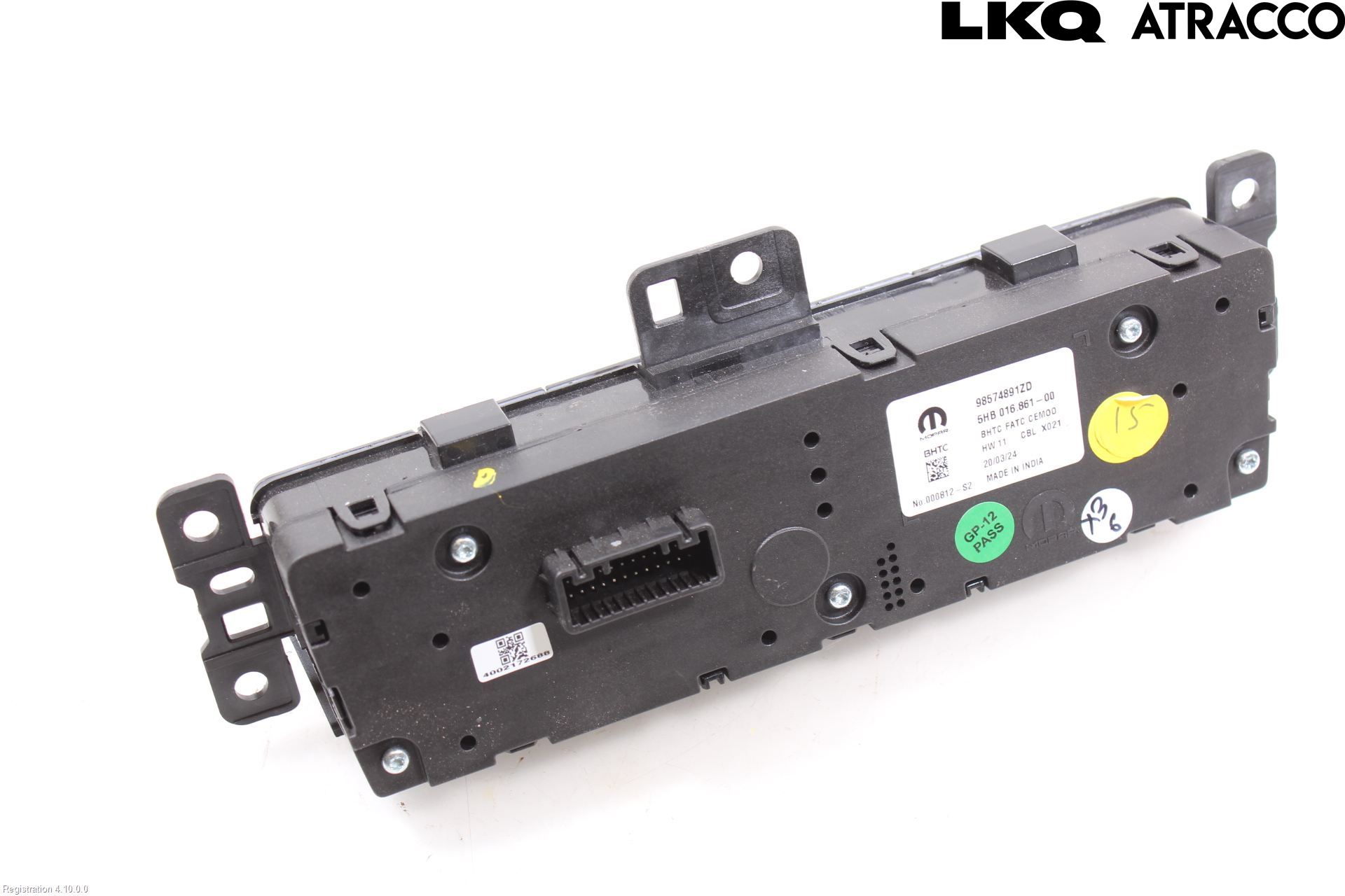 Citroen C3/E-C3 24- Ac Styrenhet Ac Manöveren