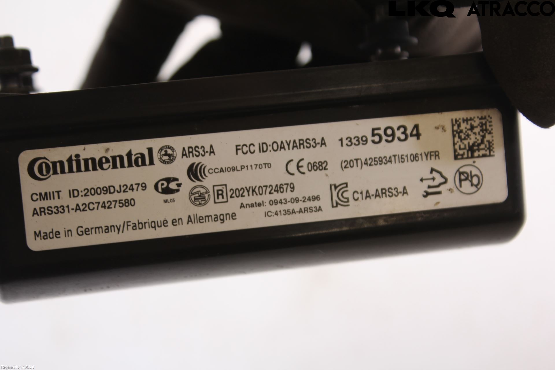 Cadillac  Sensor Aktivt Kollisionsskydd