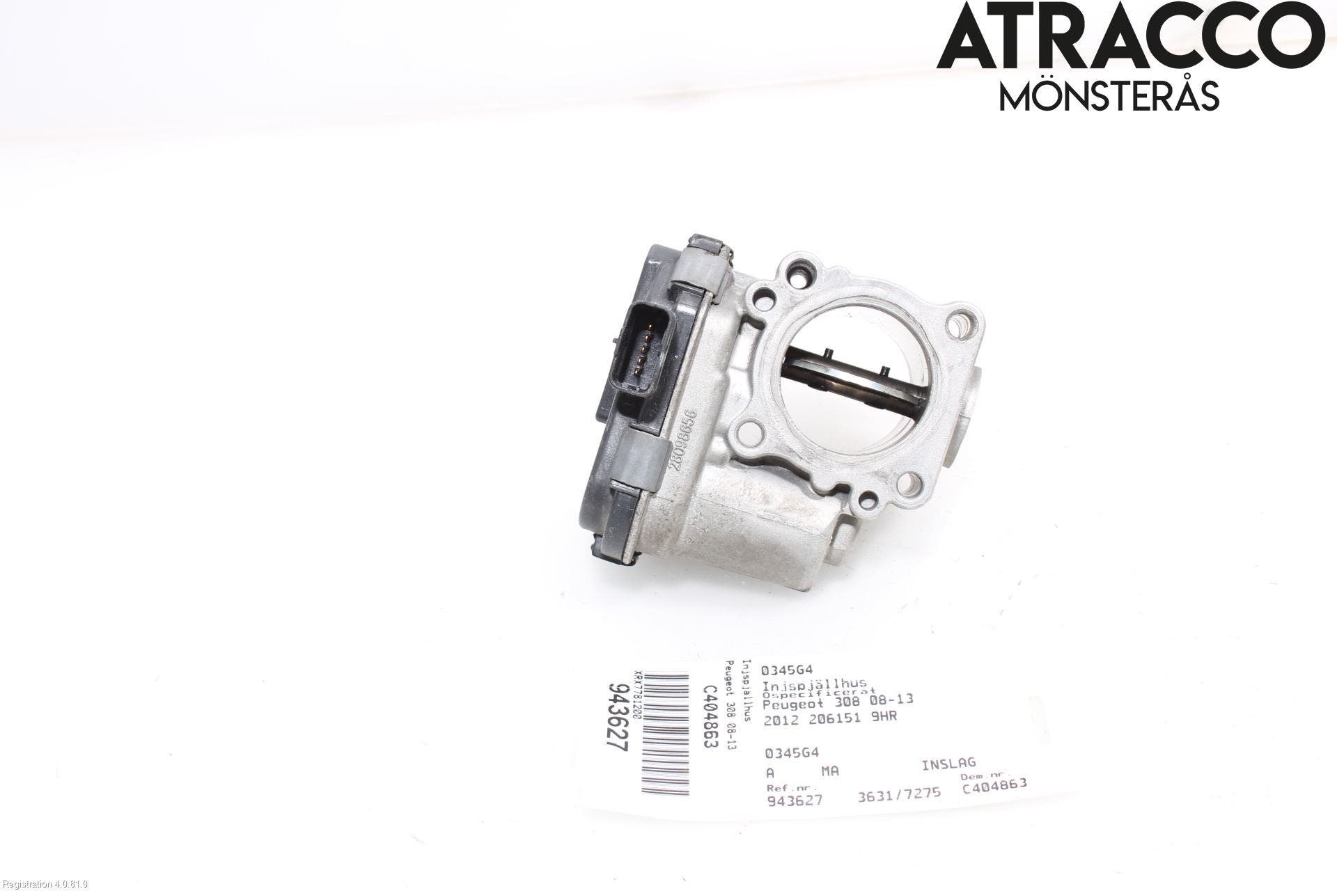 Peugeot 308 08-13 Injspjällhus