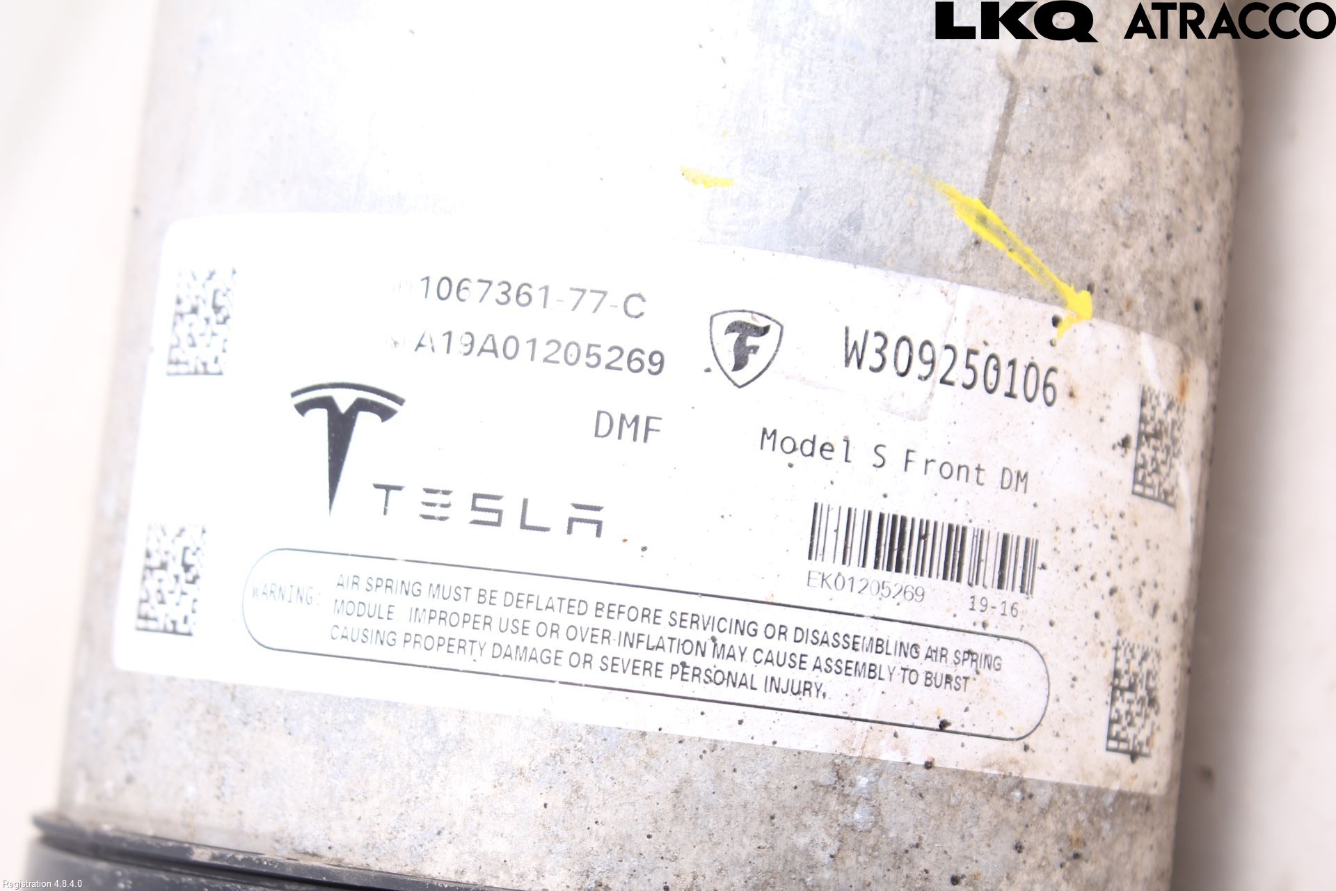 Tesla MODEL S 13- Fjäderben Fram Vänster