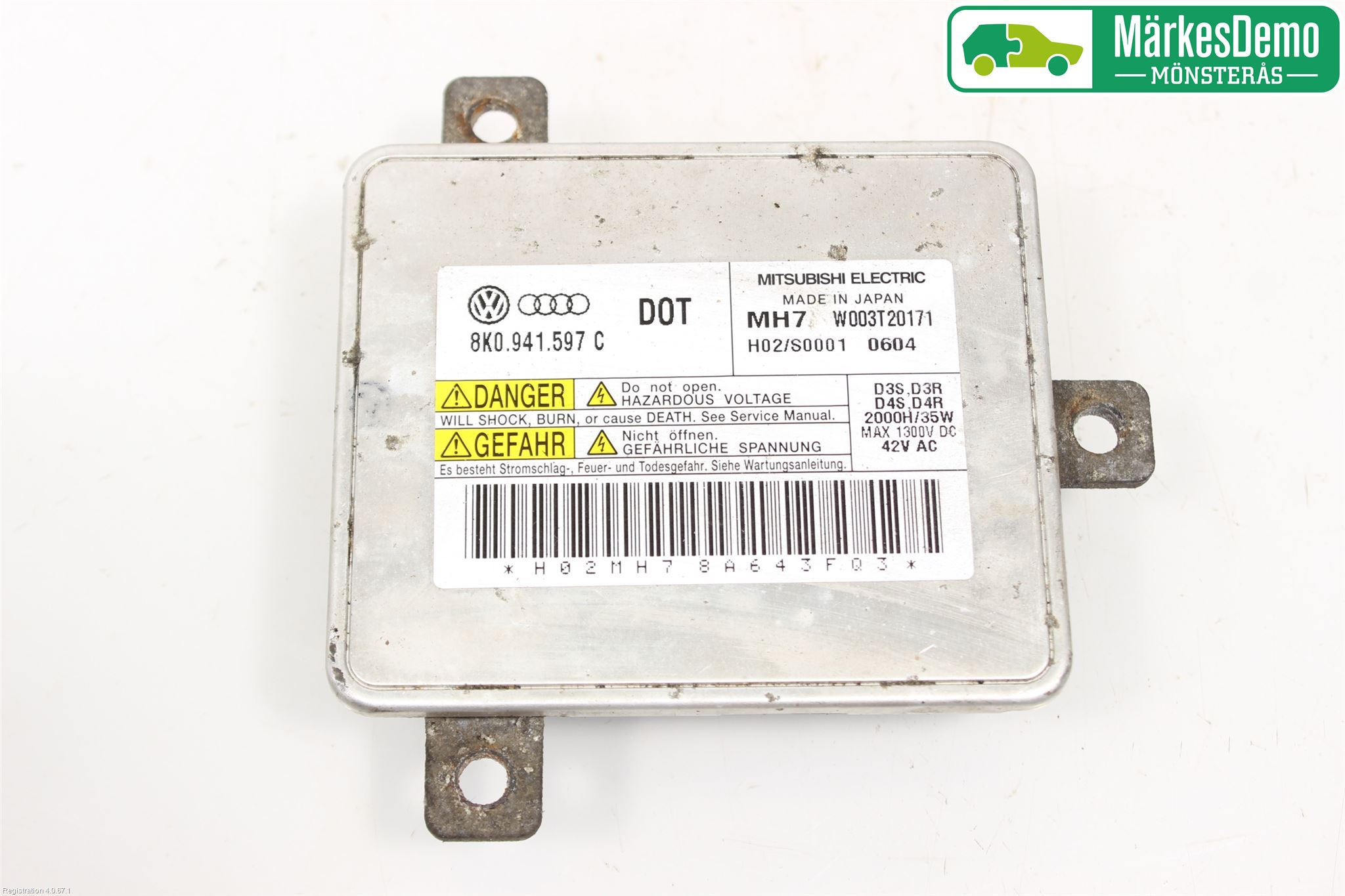 Audi A4/S4 08-11 Styrenhet Strålkastare