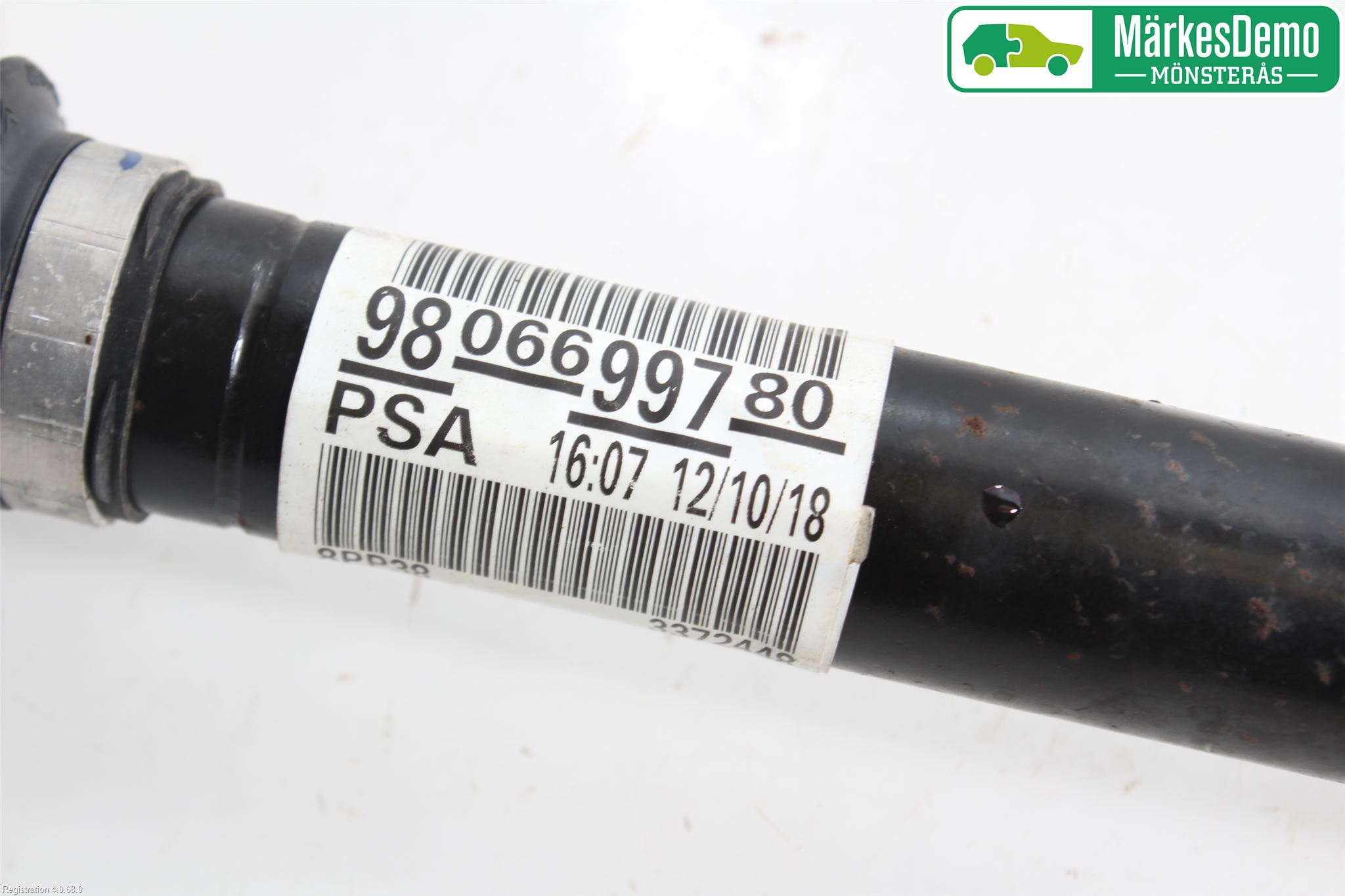 Citroen BERLINGO 08-18 Drivaxel Fram Höger