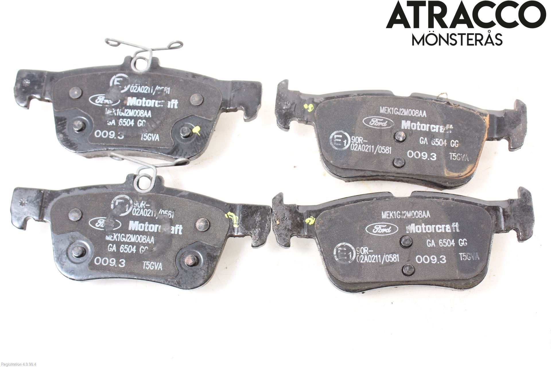 Ford MONDEO 15-22 Bromsbelägg Bak