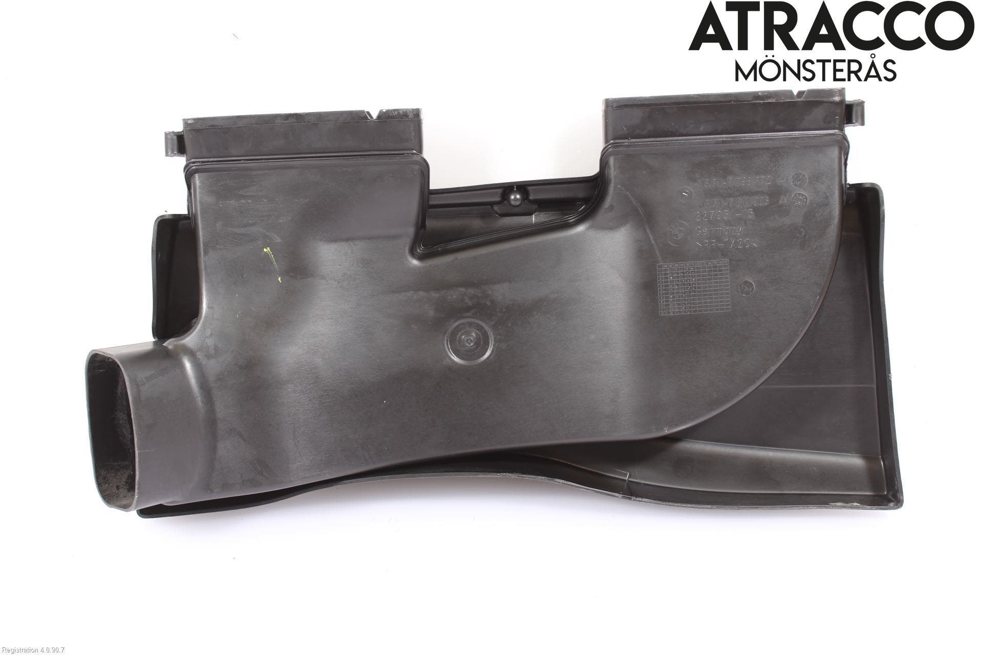 BMW 3 E90/91 SED/TOU 05-12 Deflektor Plåt-Plast Kylning