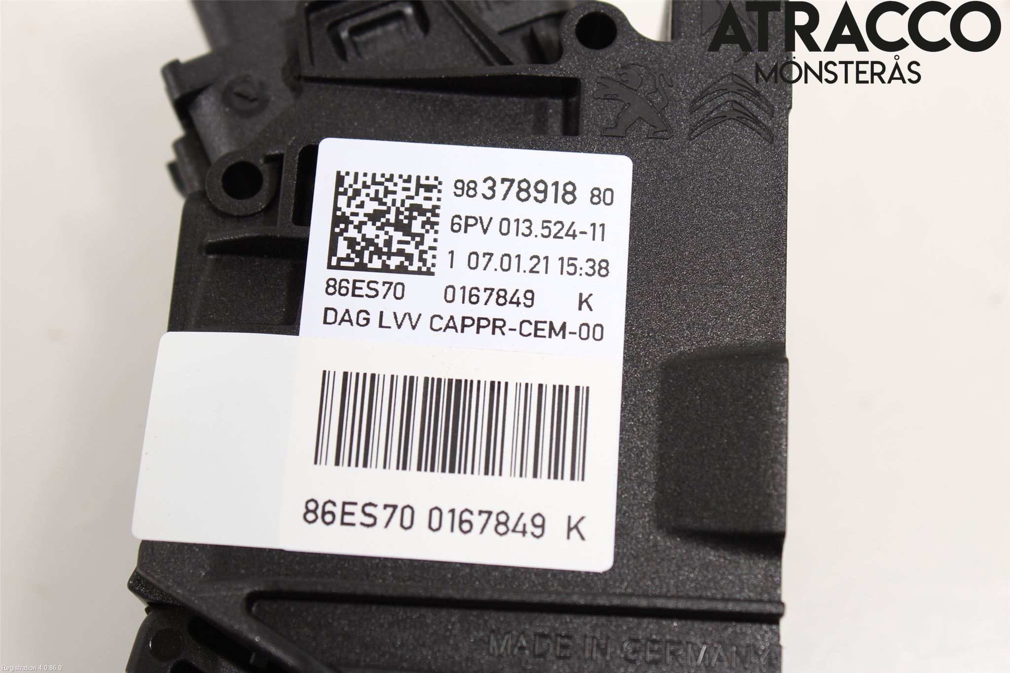 Citroen C4/E-C4 C4X/E-C4X III 21- Gaspedal