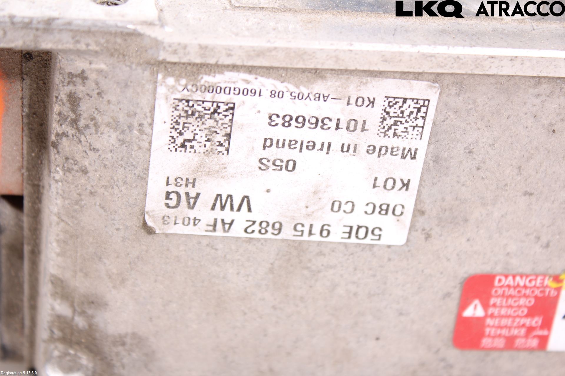 Audi A3/S3 8V 13-20 Batteriladdare Högspänning