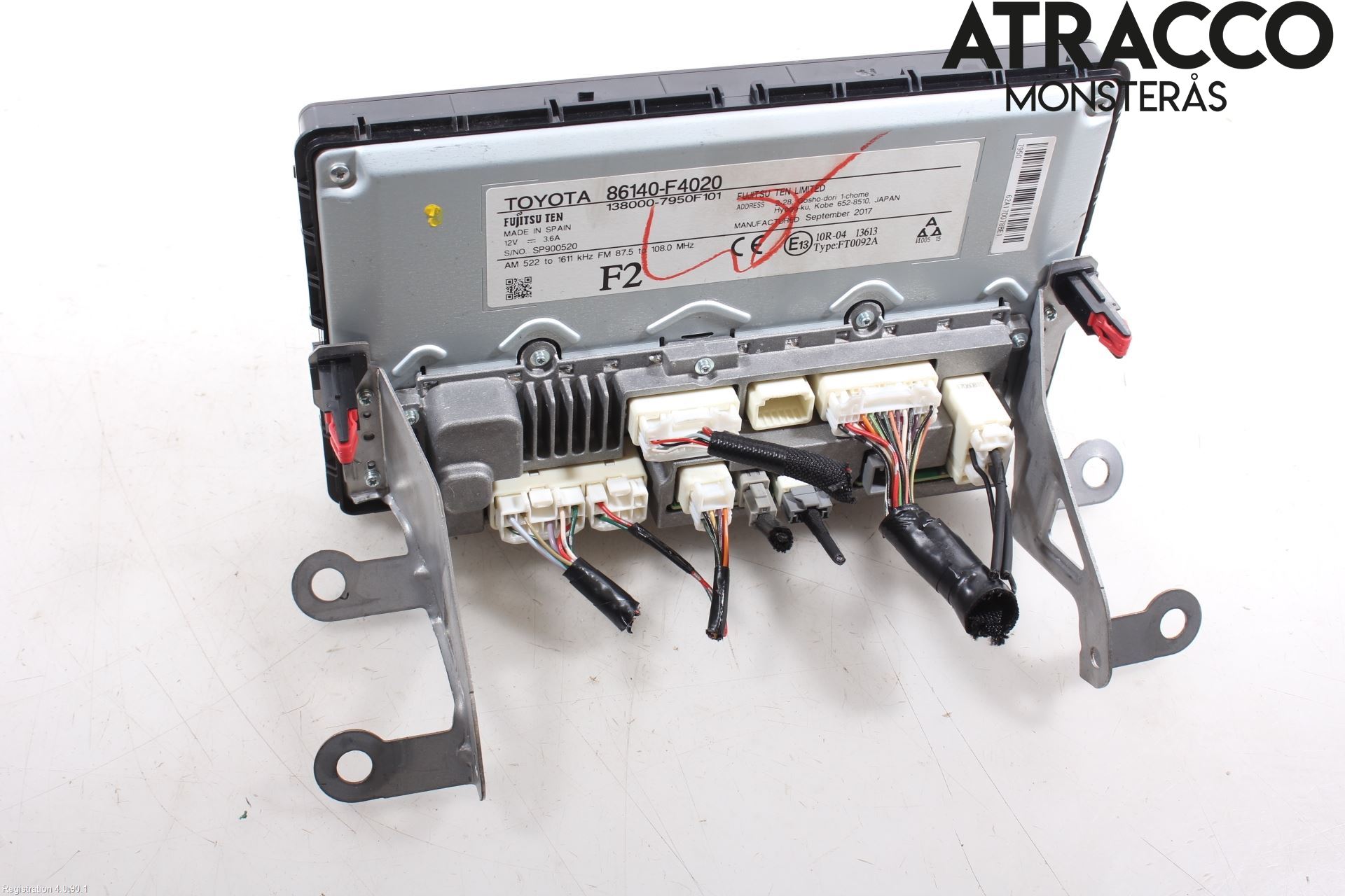 Toyota C-HR 16-23 Multifunktionsdisplay