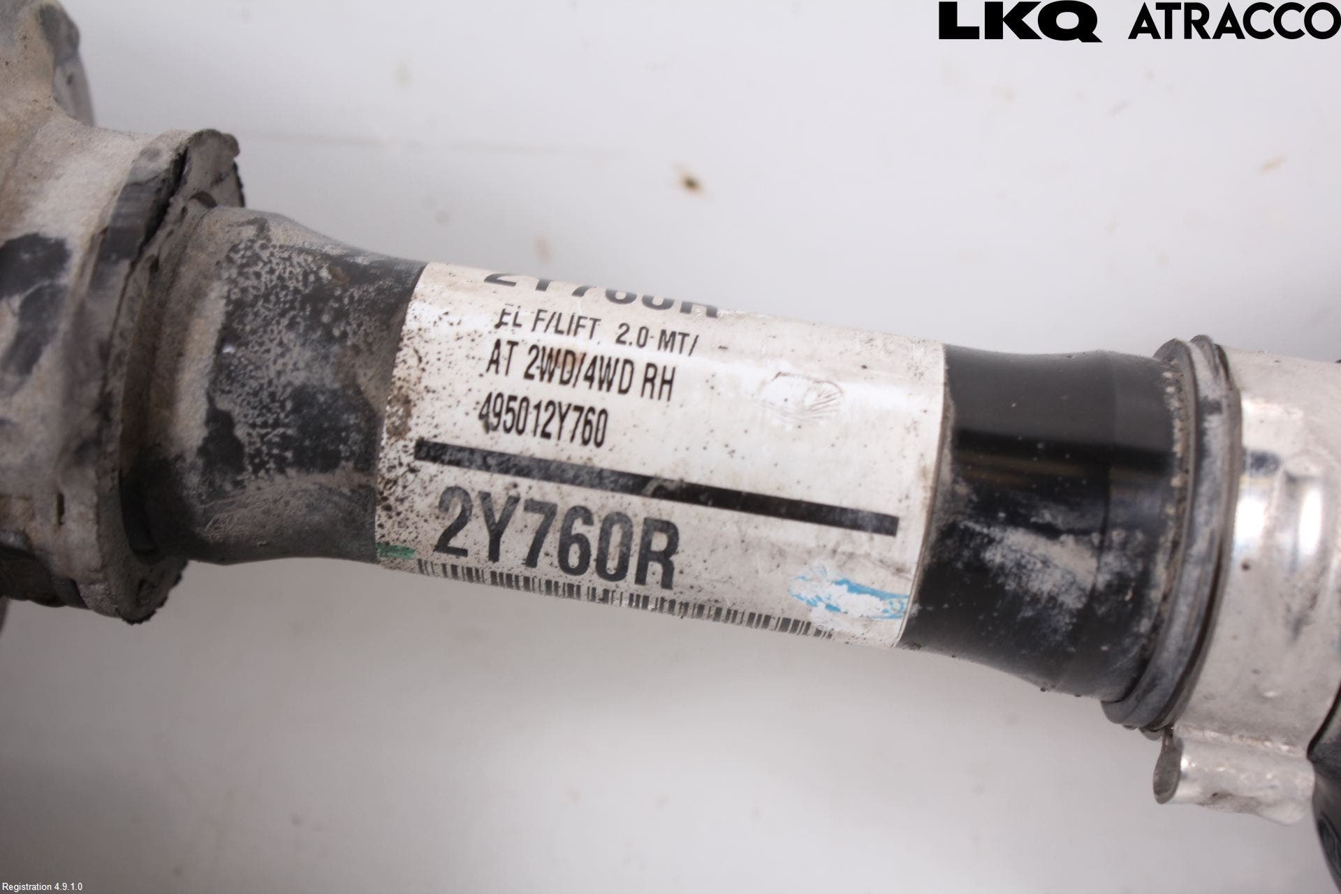 Hyundai ix35 Drivaxel Fram Höger