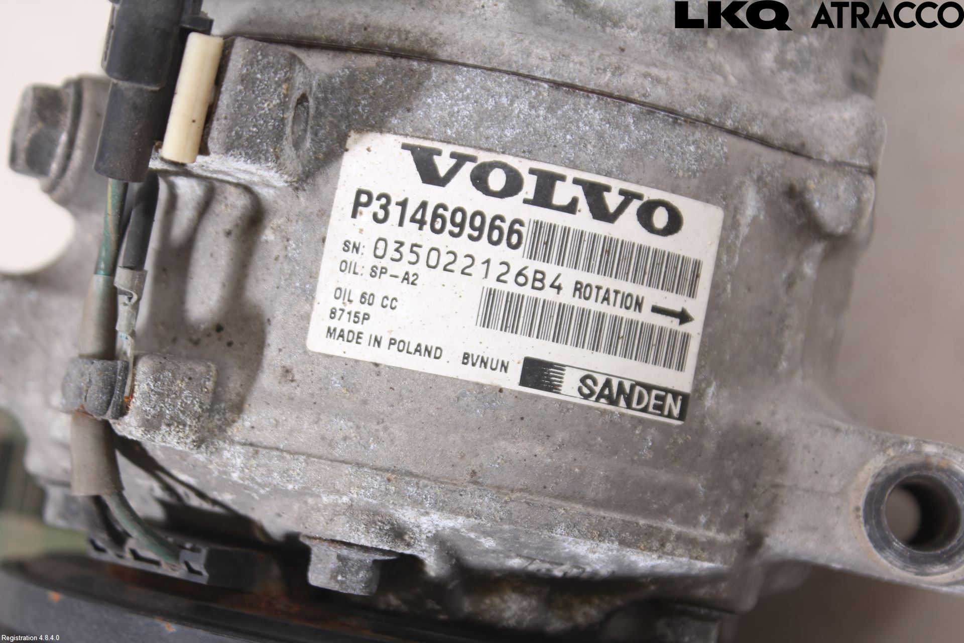 Volvo V90 17->> Ac Kompressor