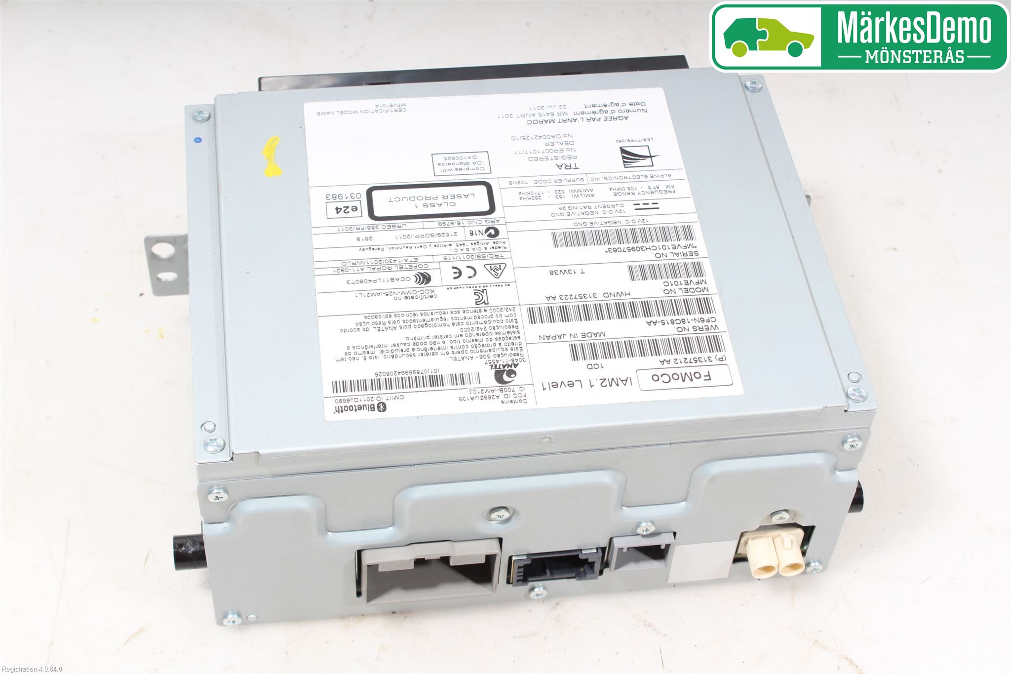 Volvo V70 14-16 Radio