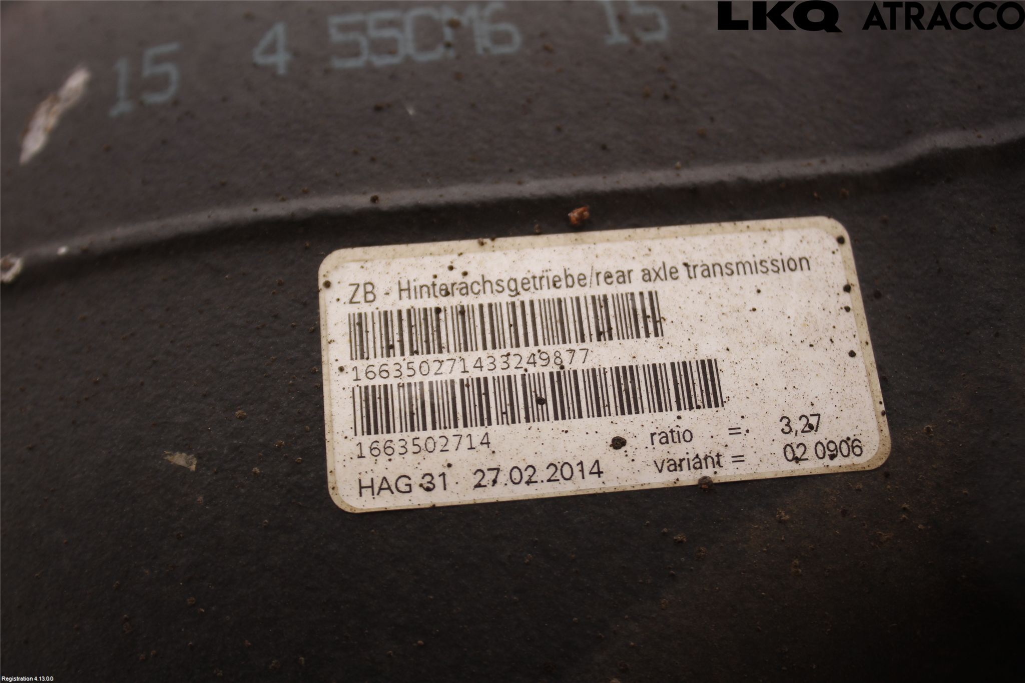 Mercedes-Benz MB ML/GLE-KLASS (W166) 12-18 Bakväxel-Diff