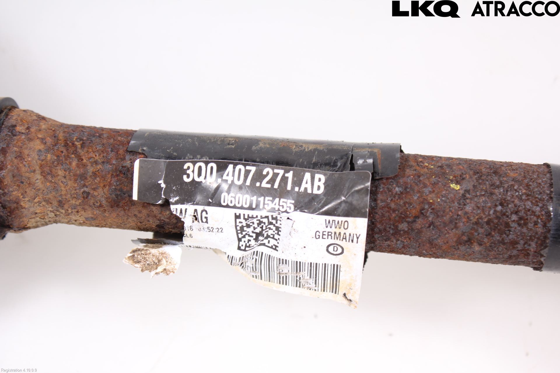 Volkswagen VW TIGUAN 16-24 Drivaxel Fram Vänster