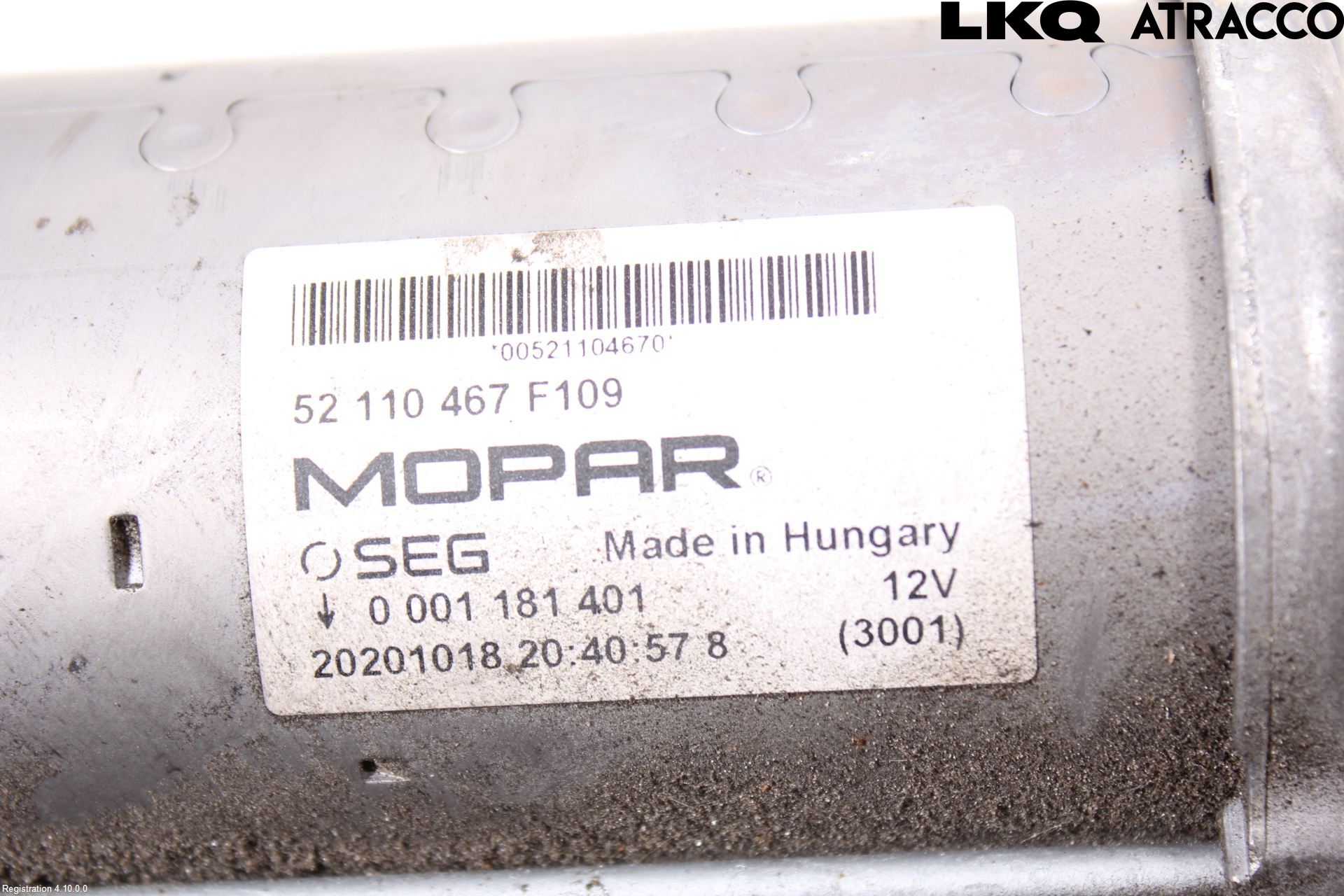 Fiat DOBLO CARGO Startmotor Diesel