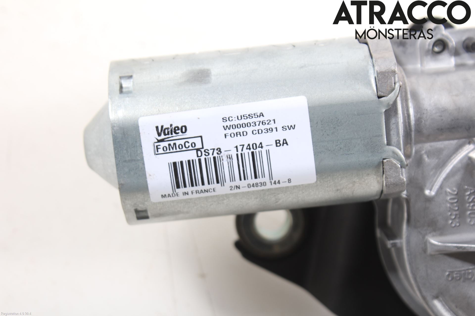 Ford MONDEO 15-22 Torkarmotor Baklucka