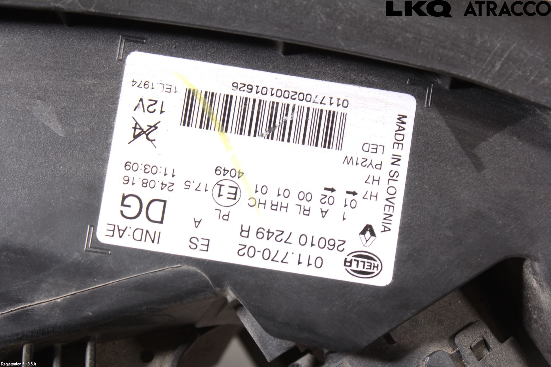 Renault KADJAR 15- Strålkastare Höger
