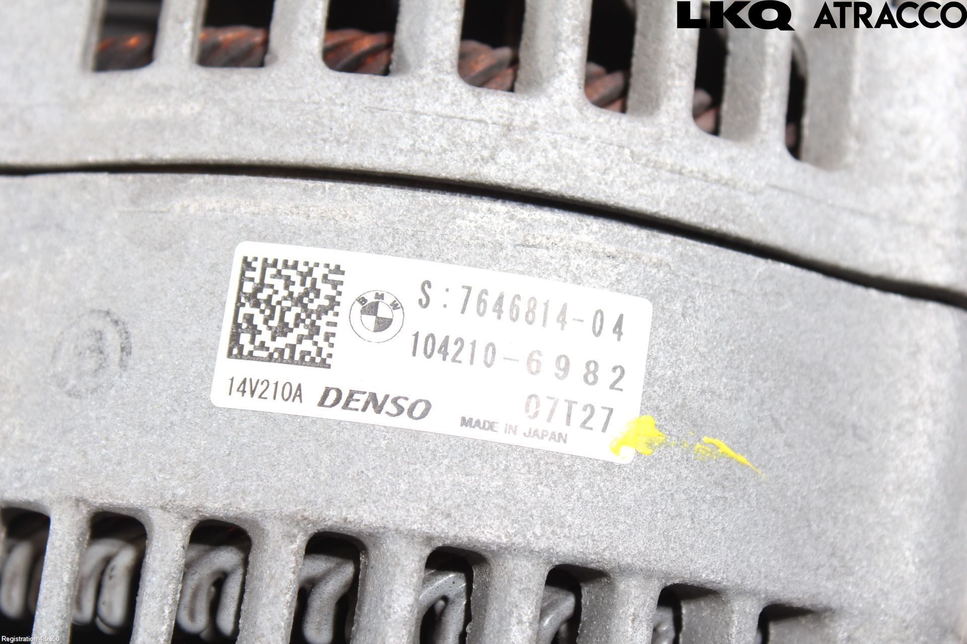 BMW 5 F10/F11/F18 09-17 Generator