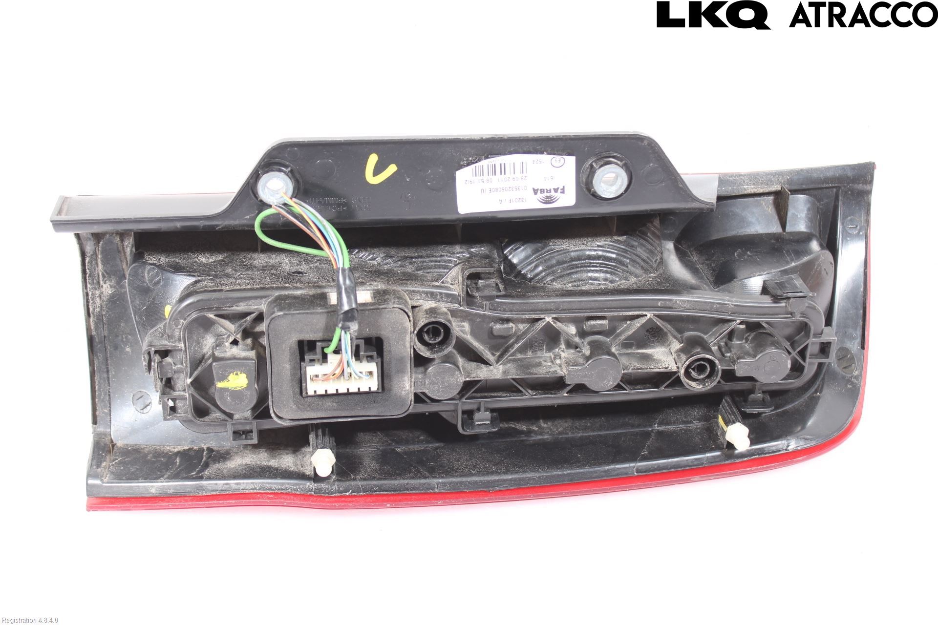 Peugeot BIPPER Bakljus Vänster