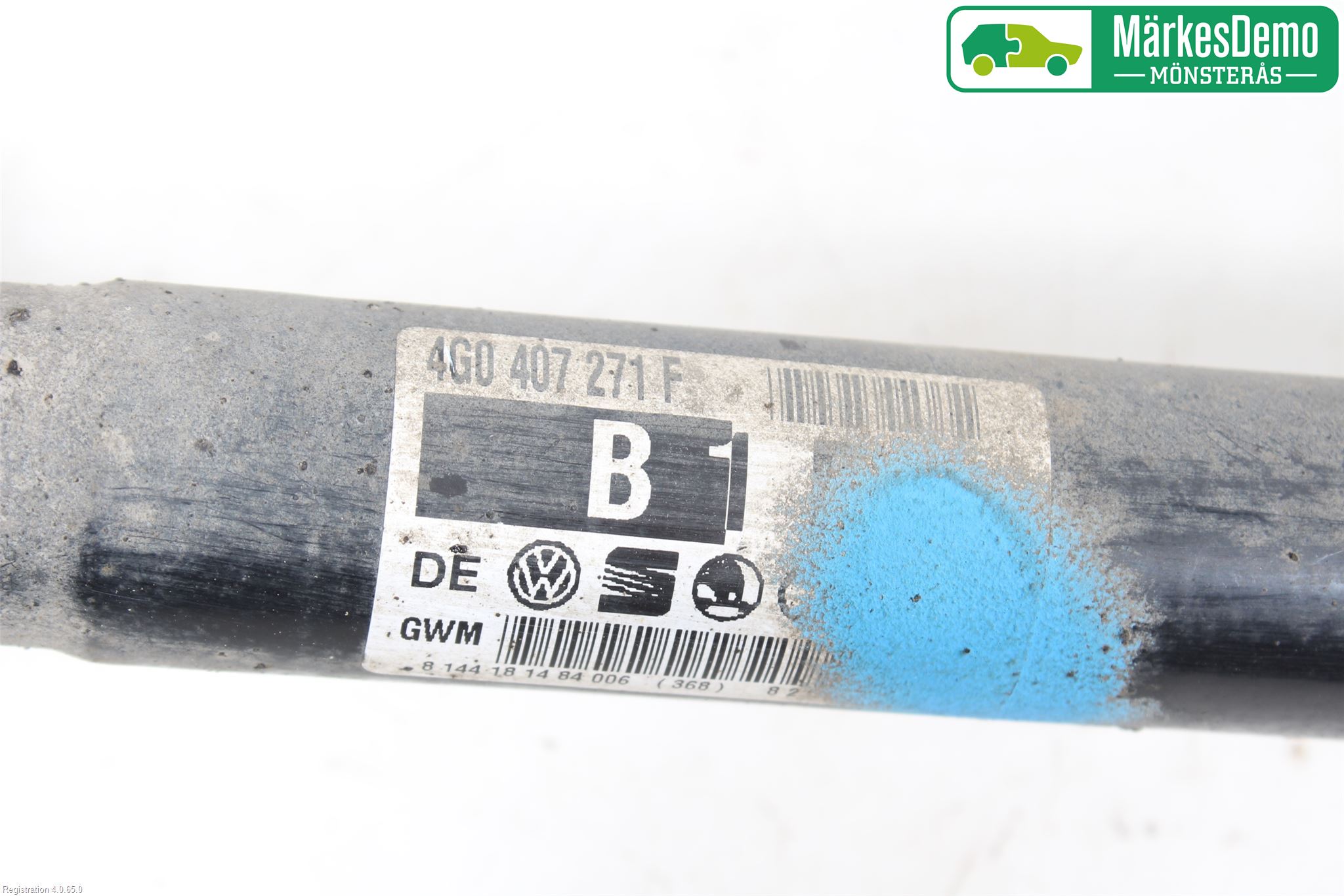 Audi A7/S7 4G 11-17 Drivaxel Fram Höger