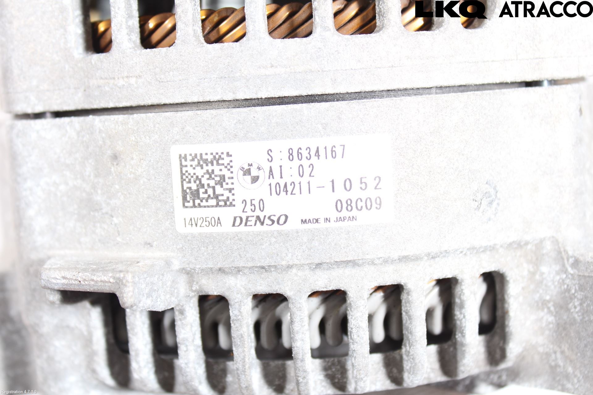 BMW 5 G30/G31/F90 17-23 Generator