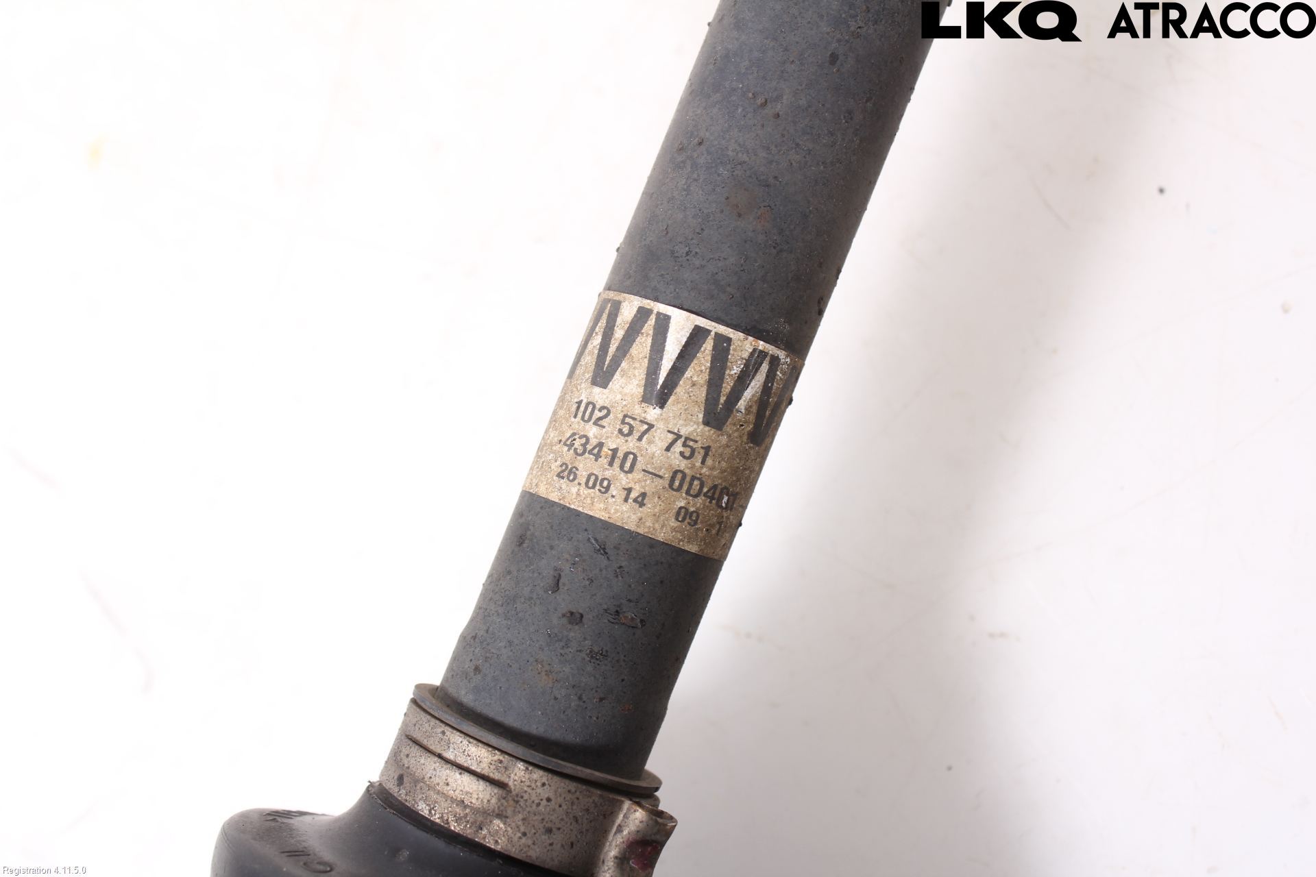 Toyota YARIS XP130 15-20 Drivaxel Fram Höger