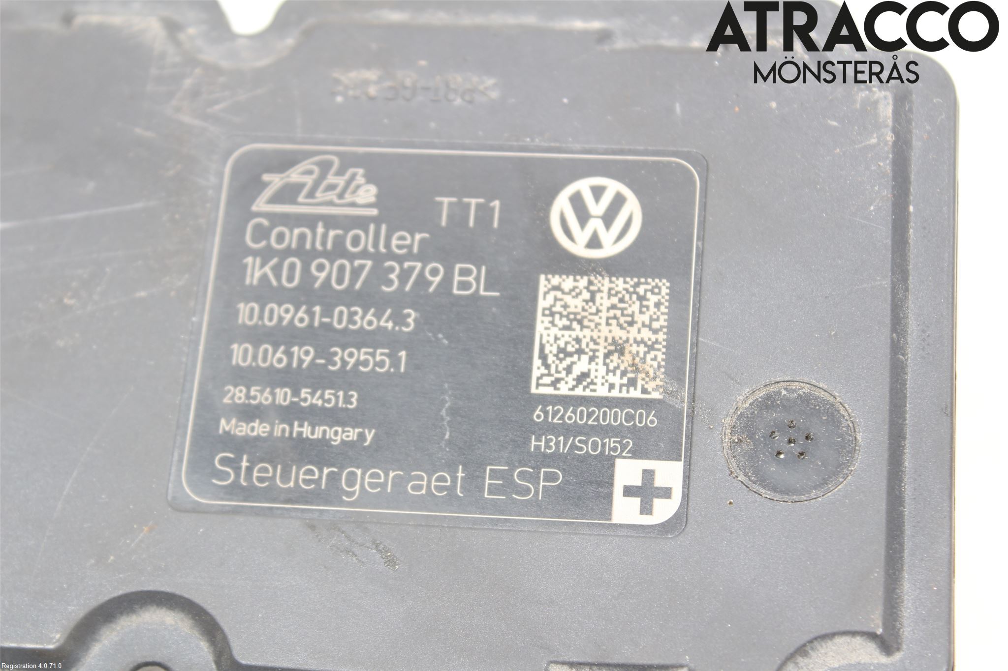 Volkswagen VW SCIROCCO 09-17 Abs Hydraulaggregat