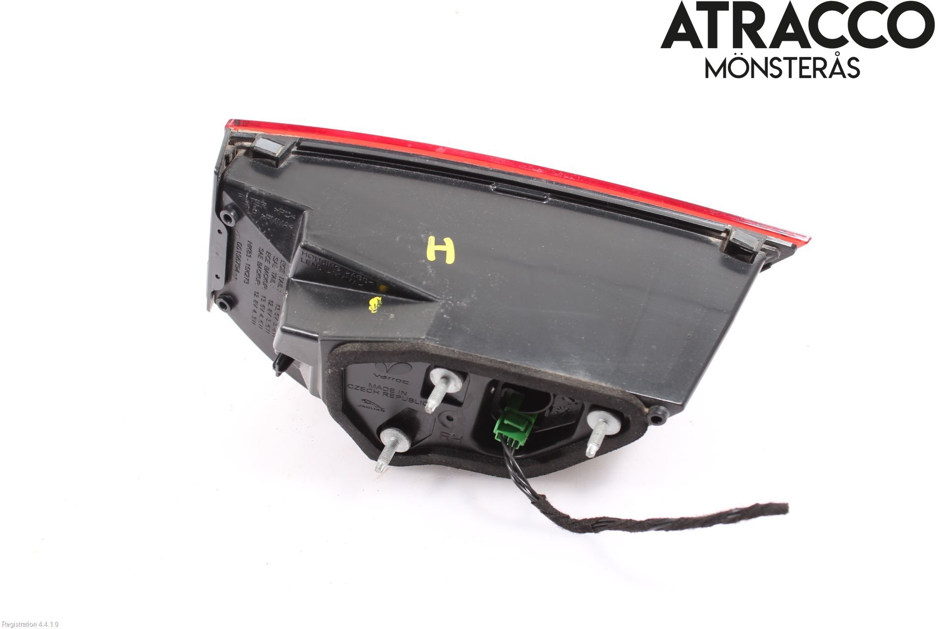 Jaguar F-PACE Bakljus Lucka Hö