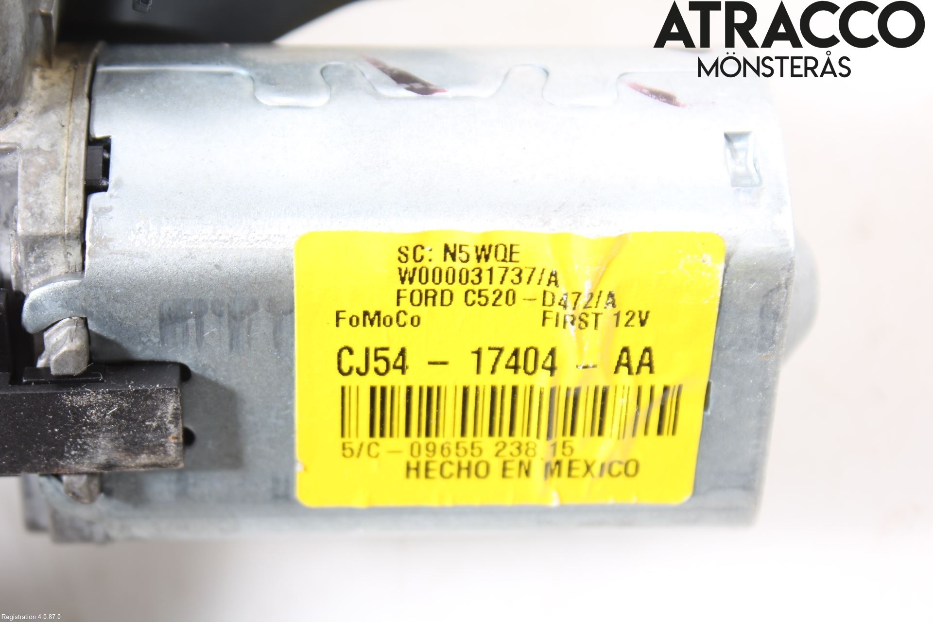 Ford KUGA 13-16 Torkarmotor Baklucka