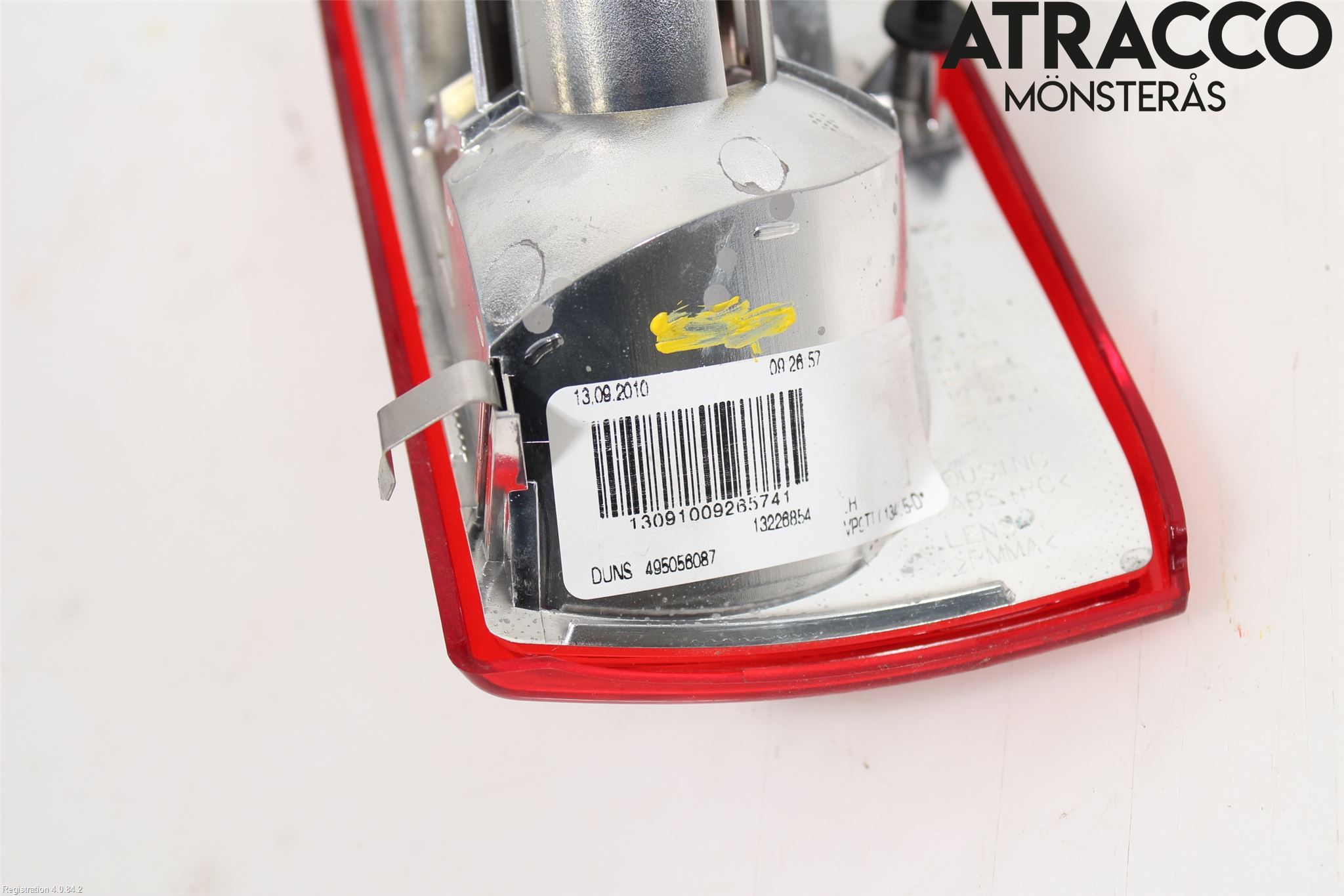 Opel INSIGNIA 09-16 Bakljus Lucka Vä