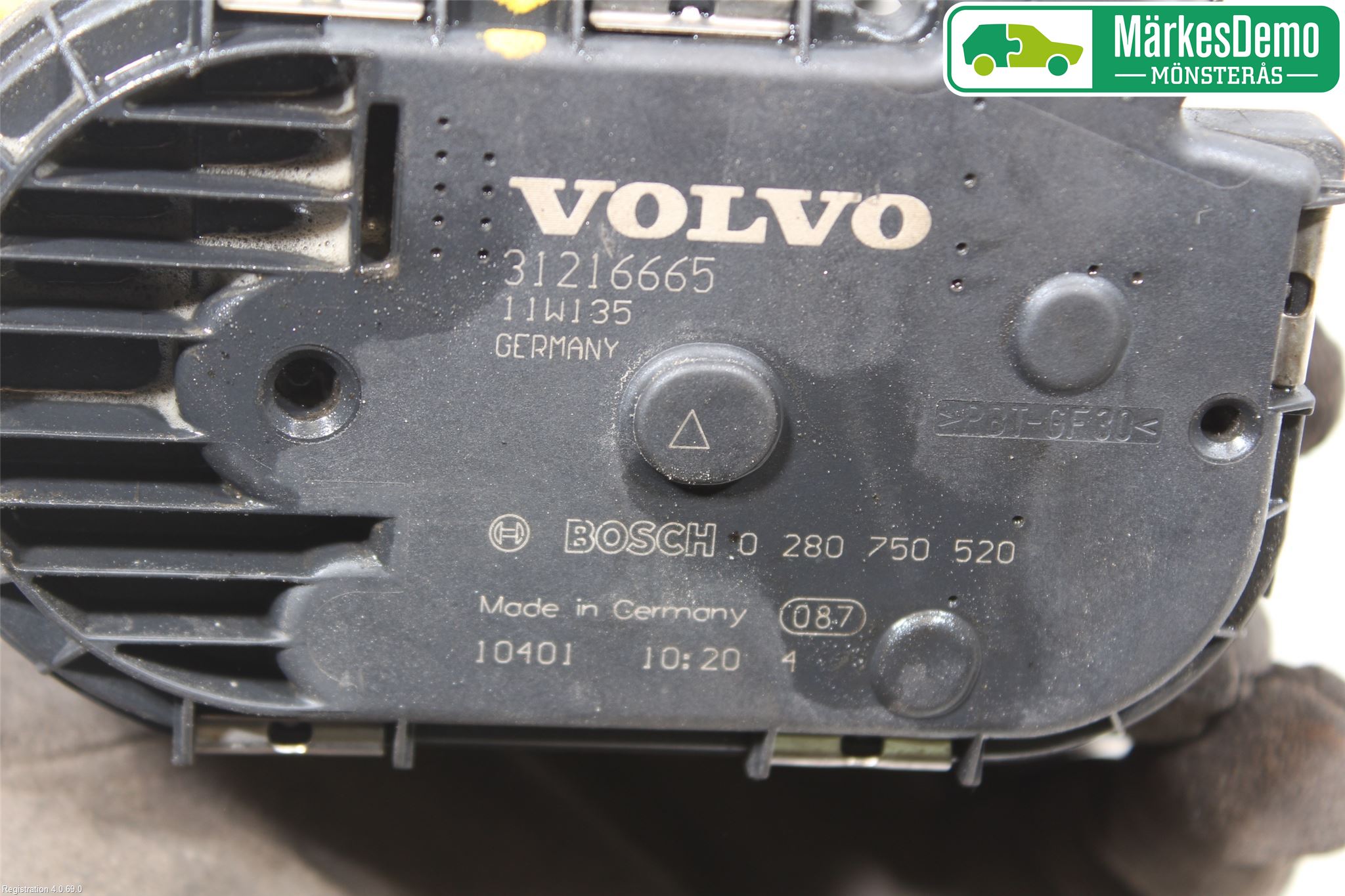 Volvo V70 08-13 Injspjällhus