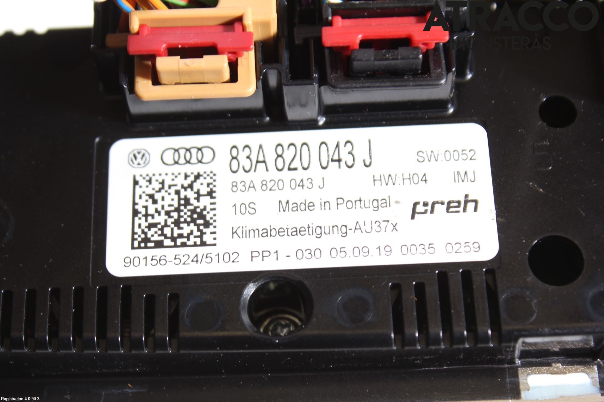 Audi A1 19- Ac Styrenhet Ac Manöveren