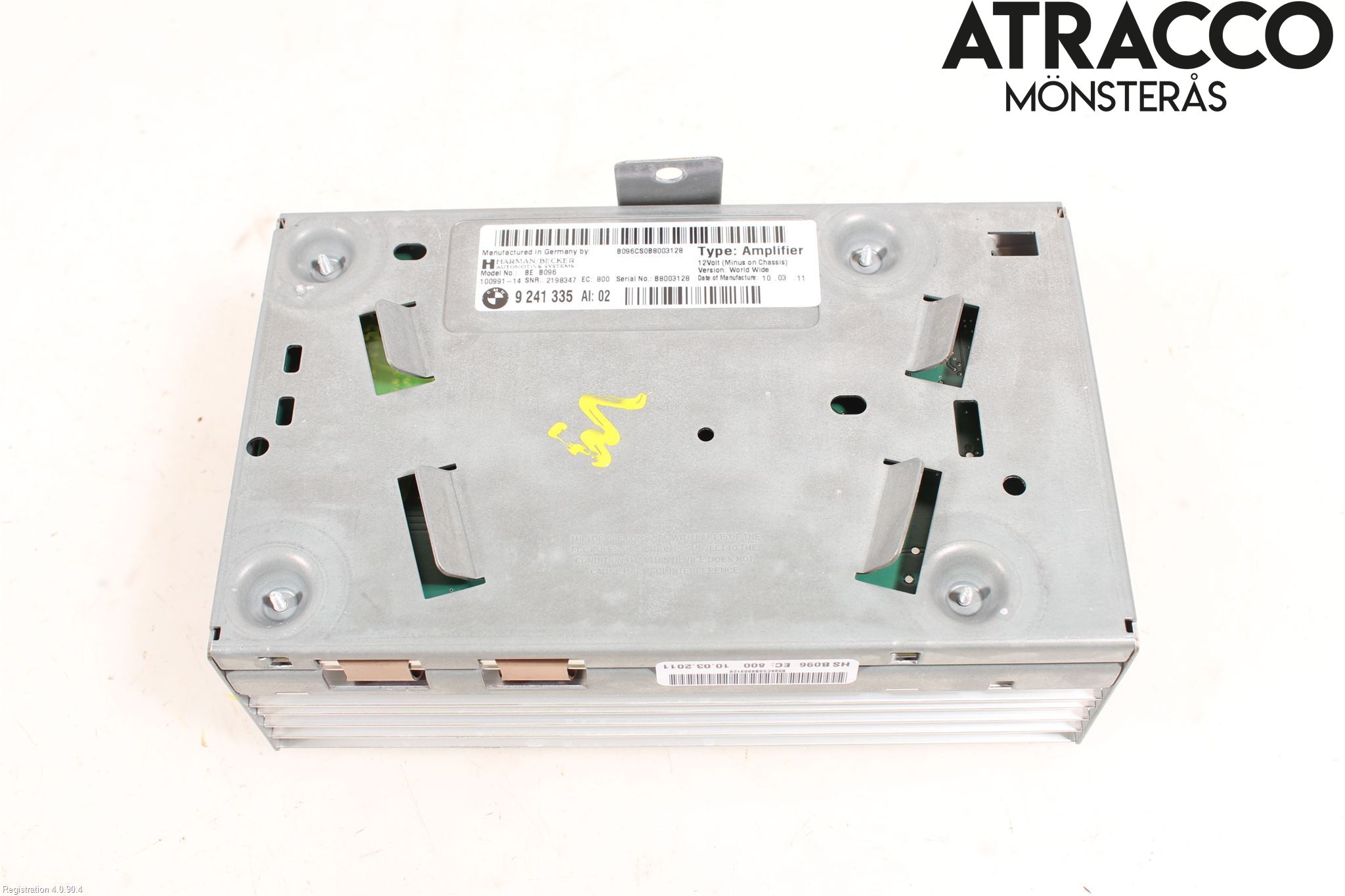 BMW 5 F10/F11/F18 09-17 Radio-Stereo Förstärkare