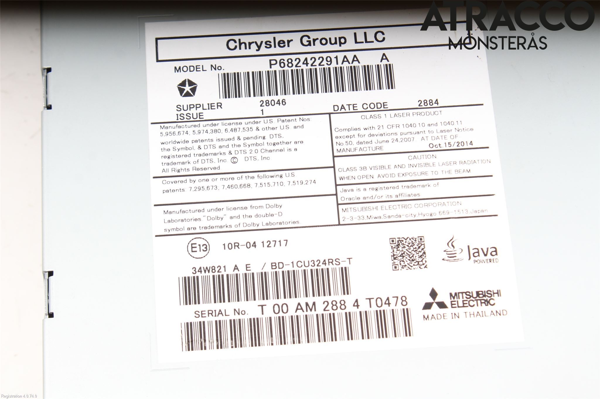 Lancia VOYAGER Cd Radio - Multimediapanel