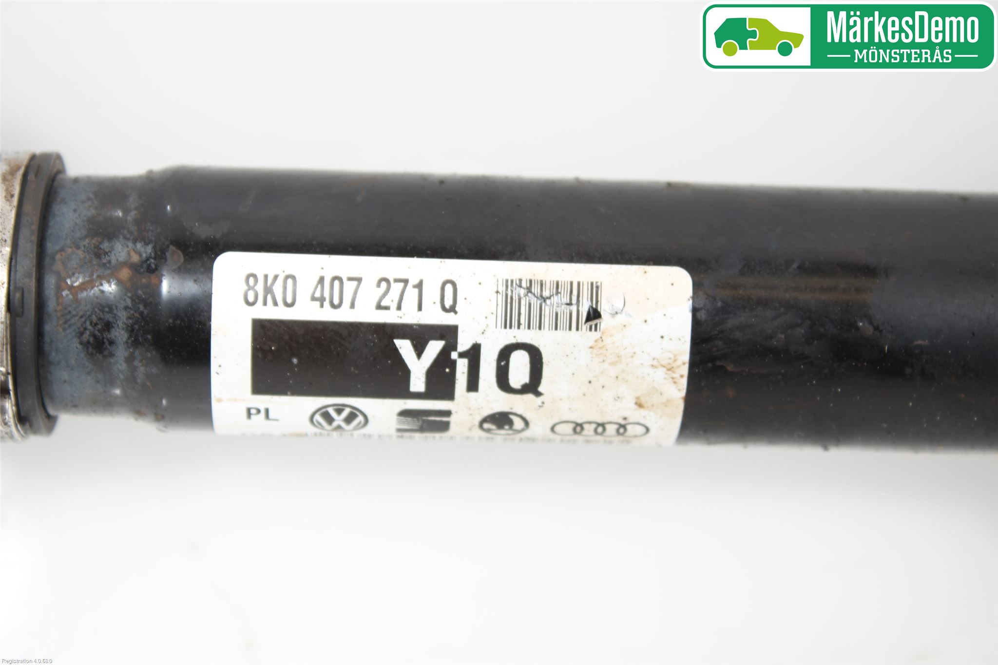 Audi A4/S4 08-11 Drivaxel Fram Höger