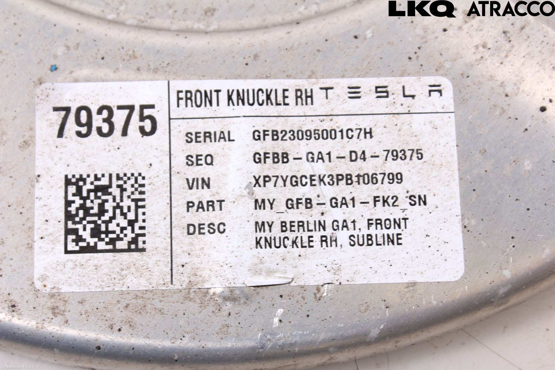 Tesla MODEL Y 21- Bromssköld Fram