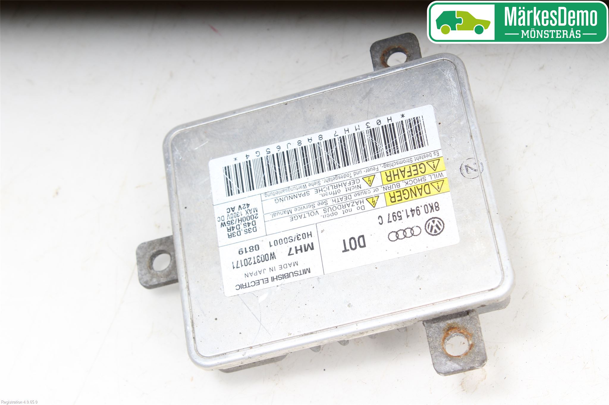 Audi A4/S4 08-11 Styrenhet Strålkastare