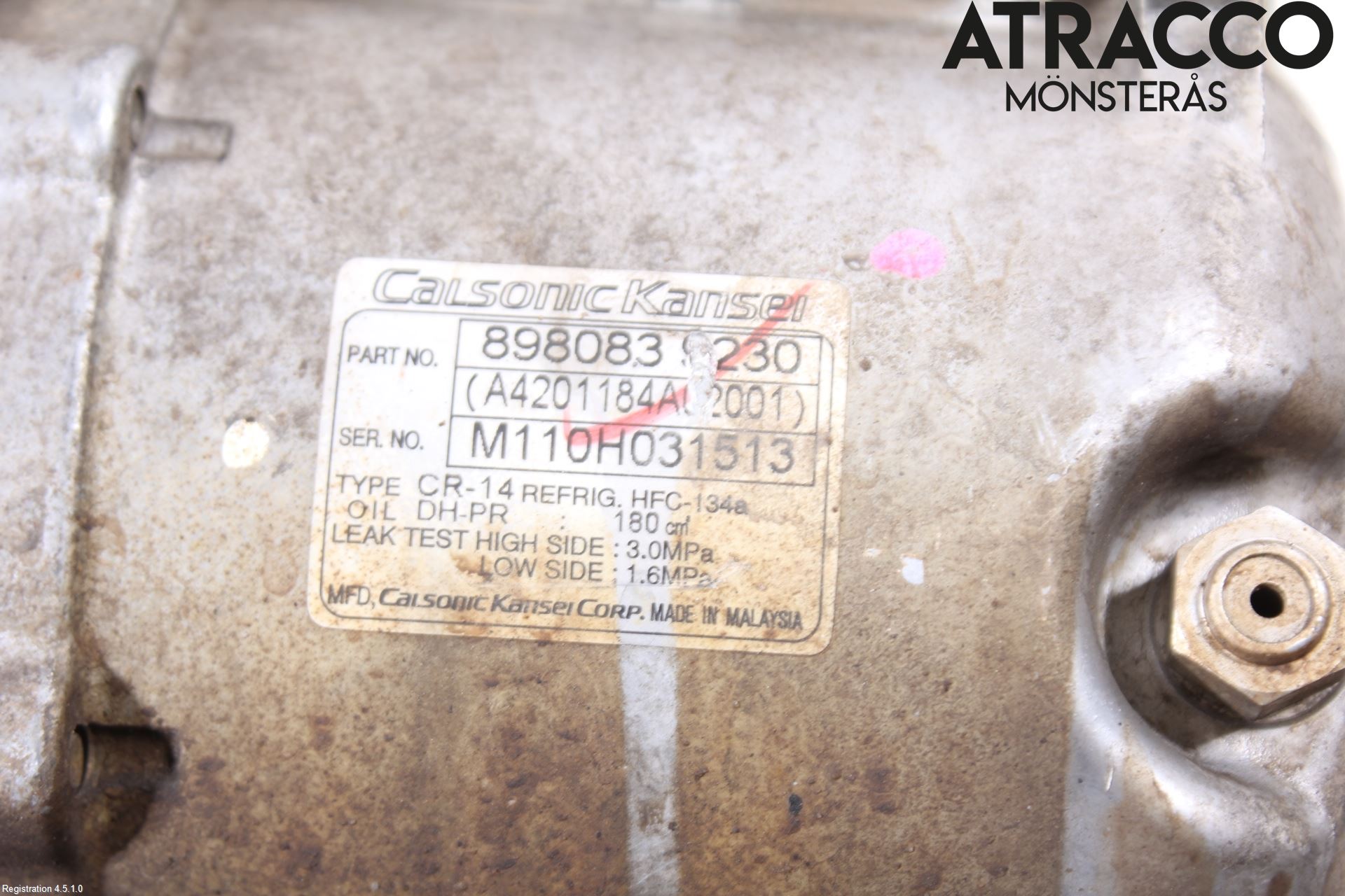 Isuzu D-MAX Ac Kompressor